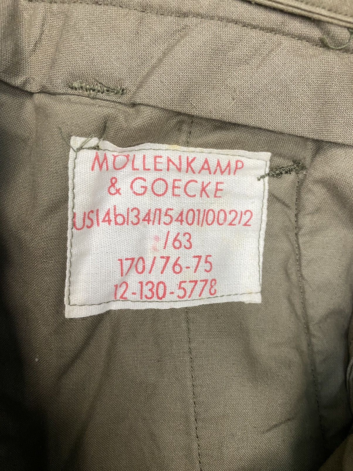 Vintage Vintage 60s German Military Wool Pants Size US 30 / EU 46 - 6 Thumbnail