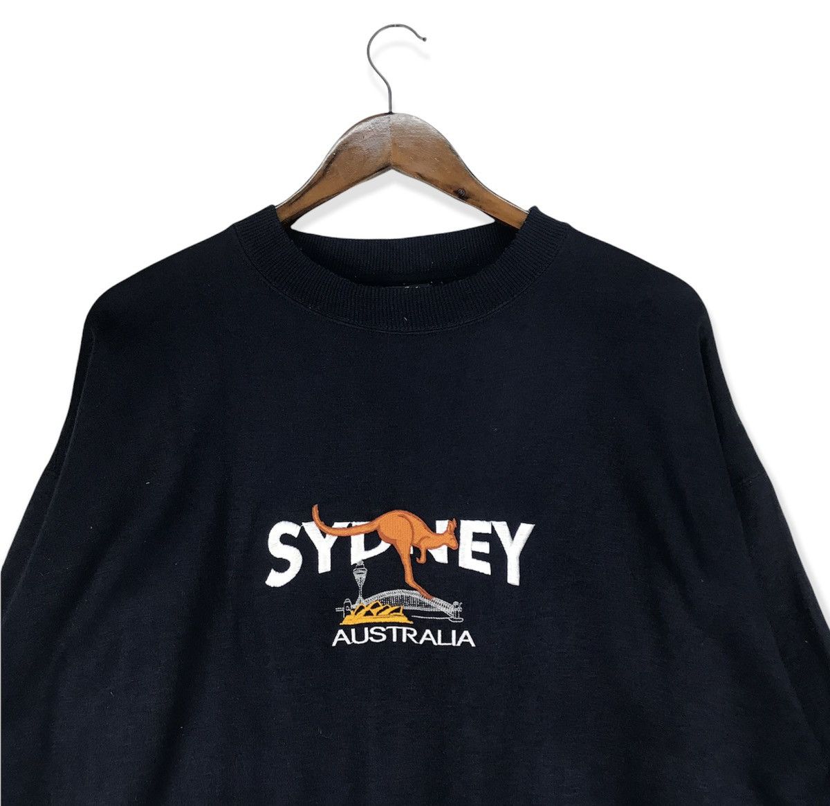 Man Made In Australia Vintage 90s Kangaroo Sydney Australia Sweatshirt Size US L / EU 52-54 / 3 - 2 Thumbnail