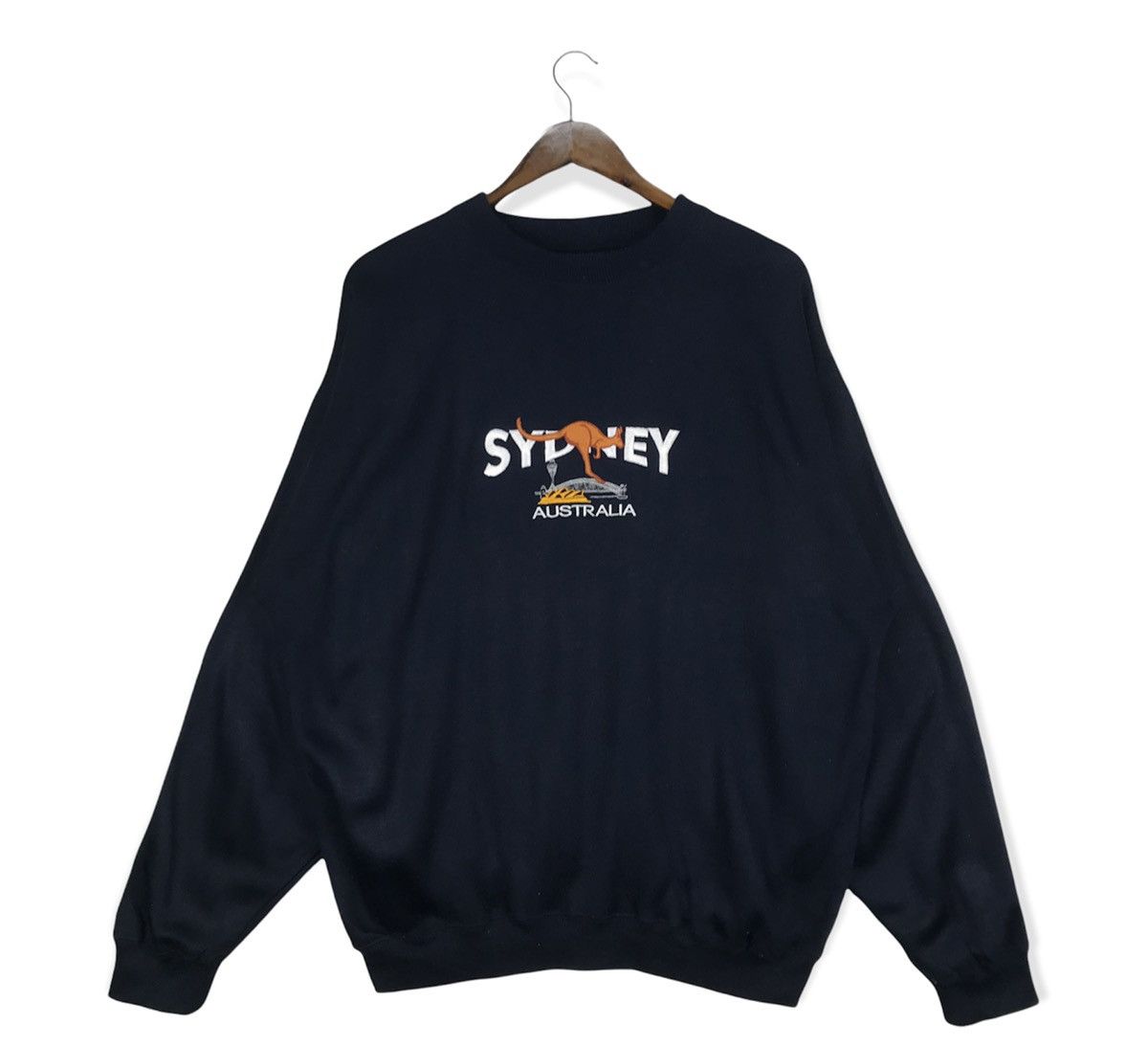 Man Made In Australia Vintage 90s Kangaroo Sydney Australia Sweatshirt Size US L / EU 52-54 / 3 - 1 Thumbnail