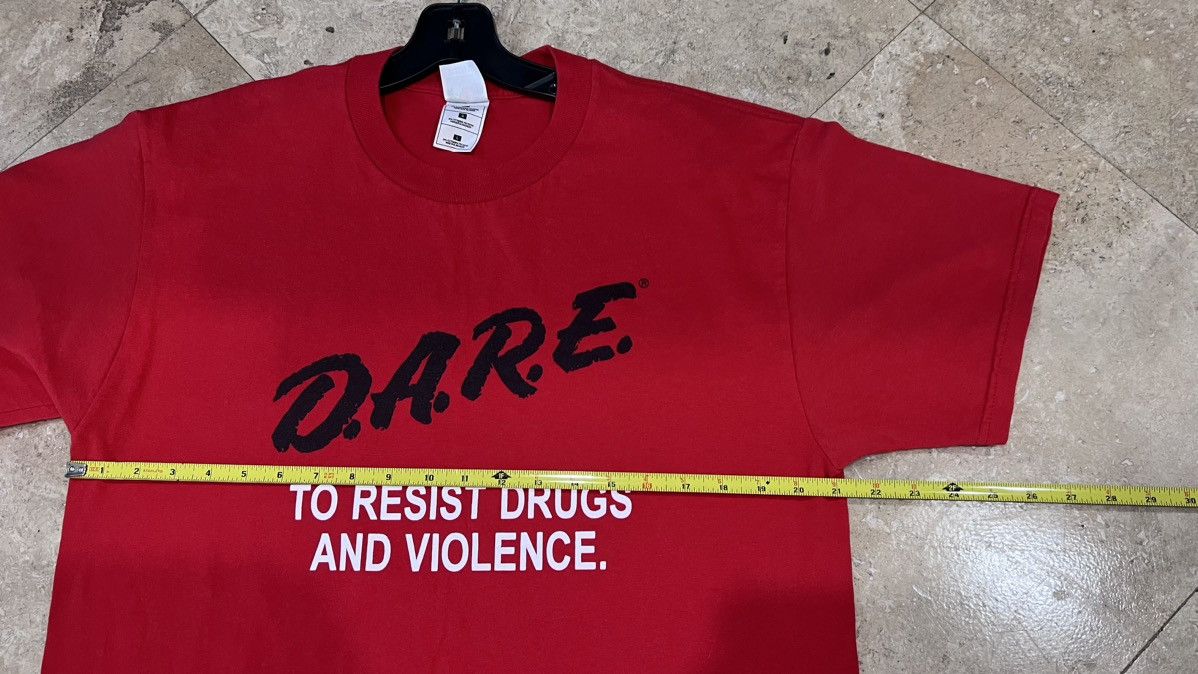 D.A.R.E D.A.R.E TO RESIST DRUGS AND VIOLENCE Tee Size Large Size US L / EU 52-54 / 3 - 5 Thumbnail