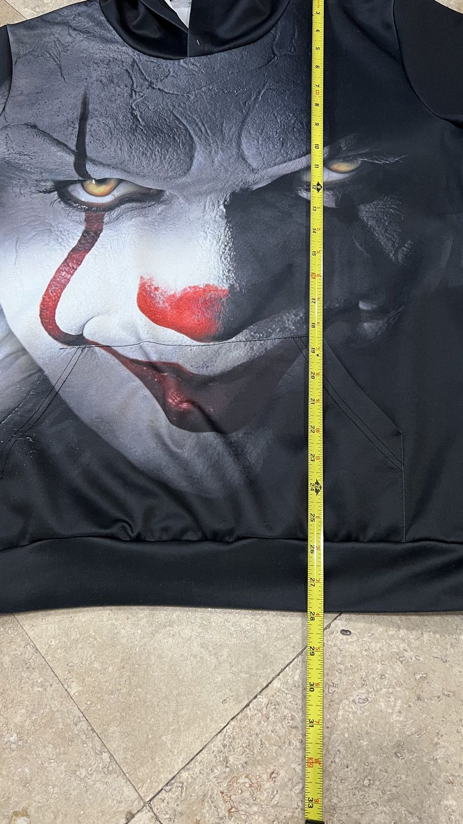 Expert Horror × Vintage AOP Pennywise Clown hoodie Size XL Size US XL / EU 56 / 4 - 5 Thumbnail