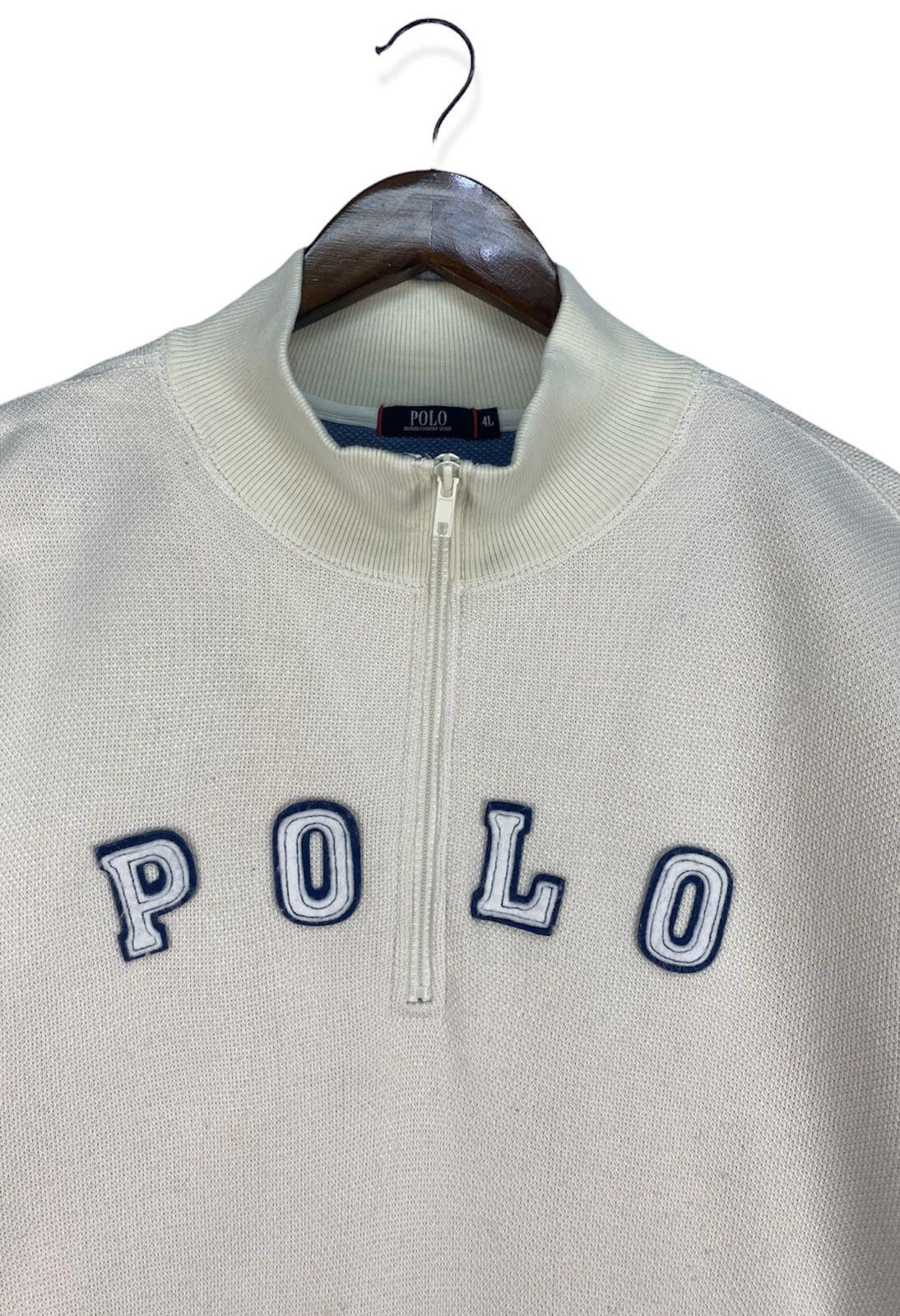 U.S. Polo Assn. Polo Half Zip Spellout Sweatshirt Size US XL / EU 56 / 4 - 2 Thumbnail