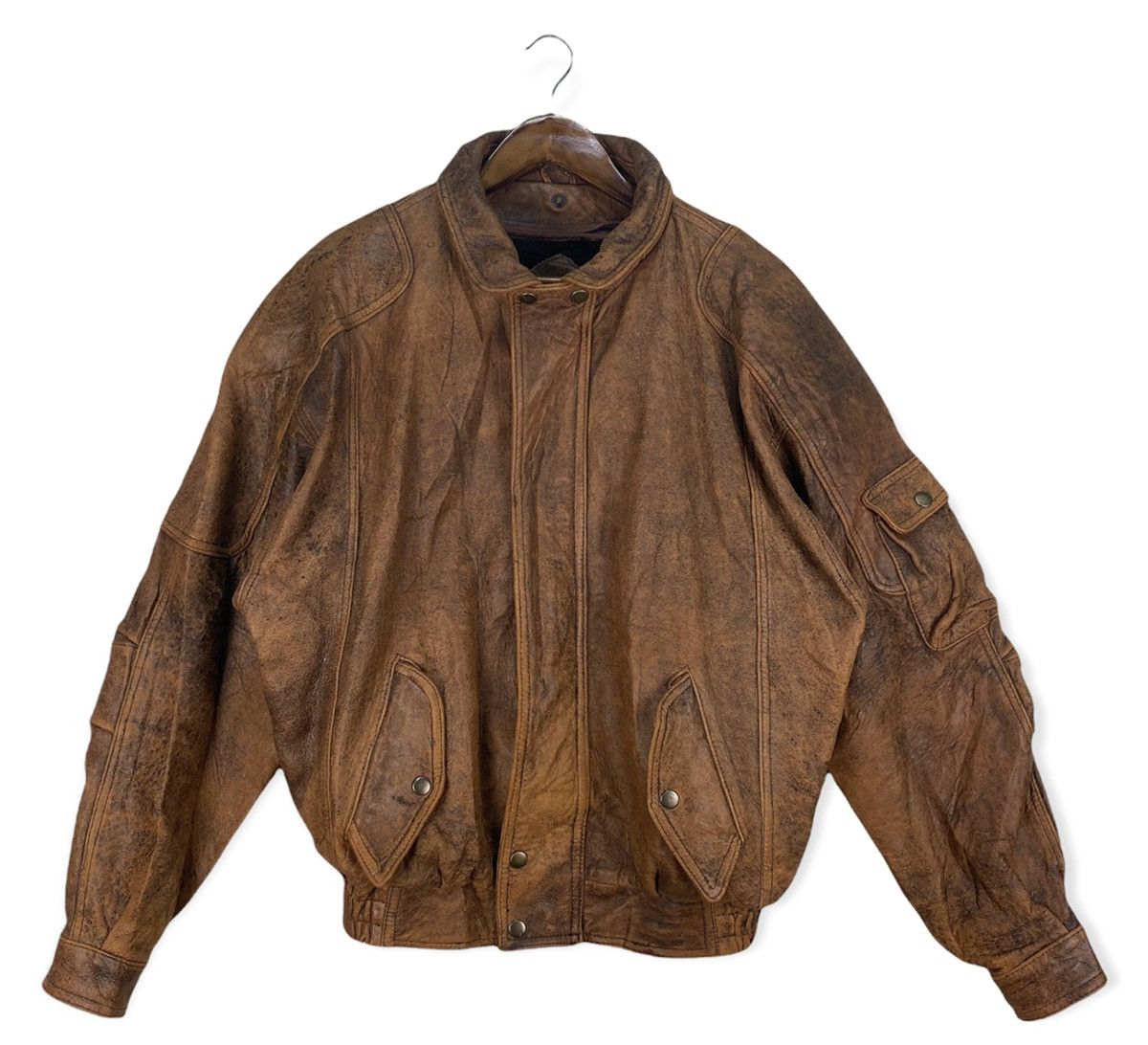 Vintage UNO UOMO Sheepskin Leather Jacket