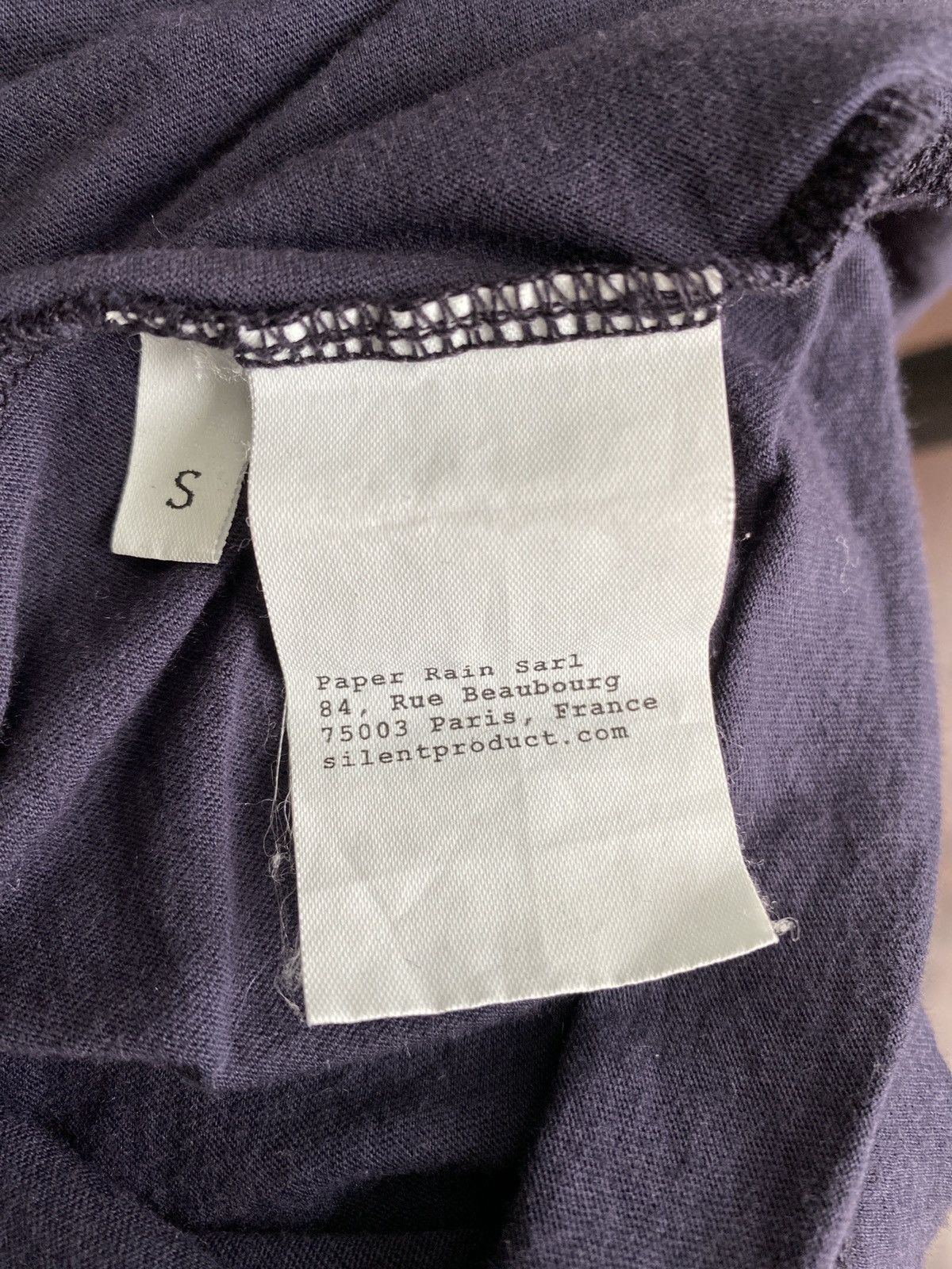 Silent By Damir Doma Silent by Damir Doma Long Blue Cotton T-Shirt Size S / US 4 / IT 40 - 8 Thumbnail