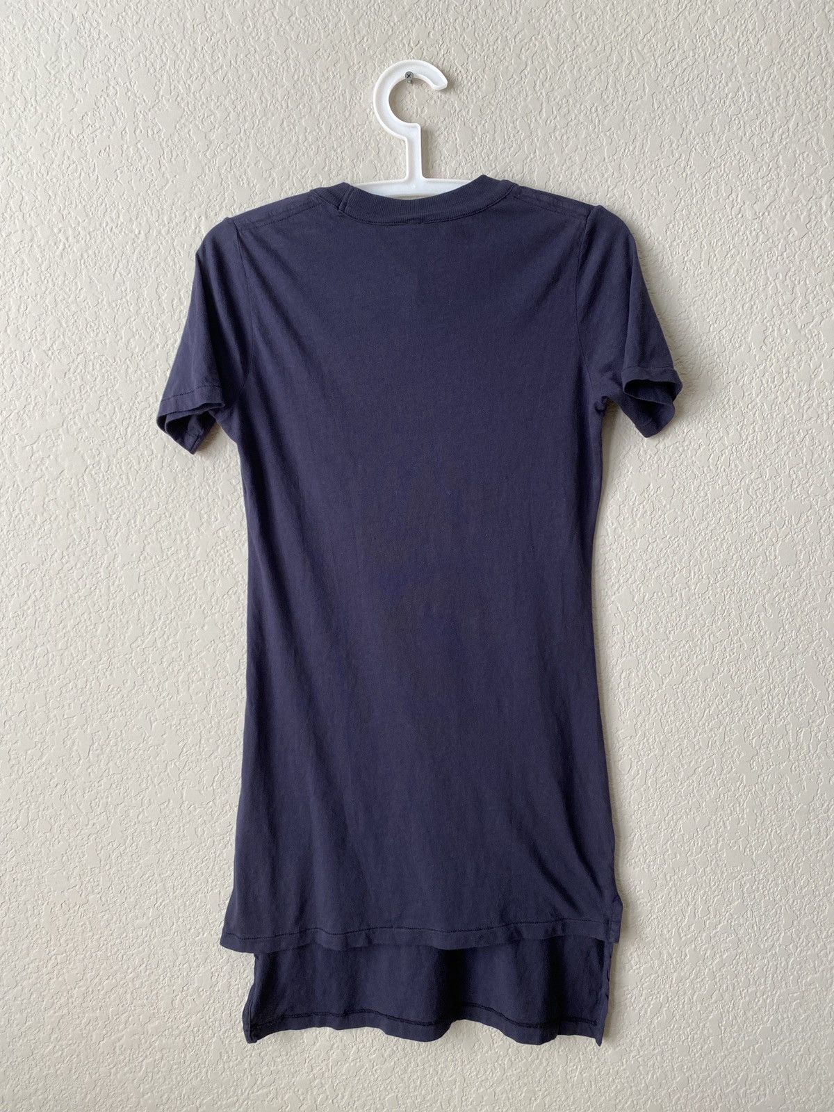 Silent By Damir Doma Silent by Damir Doma Long Blue Cotton T-Shirt Size S / US 4 / IT 40 - 4 Thumbnail