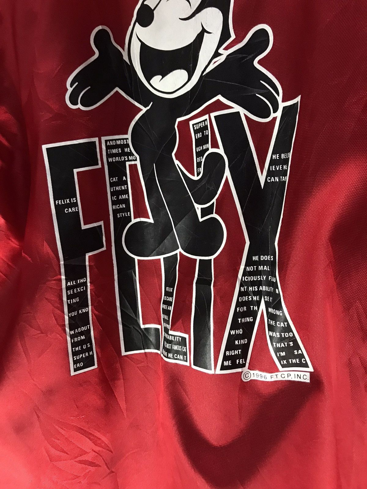 Cartoon Network × Vintage Vintage Felix the cat snap button jacket hoodie 1996 Size US L / EU 52-54 / 3 - 7 Thumbnail