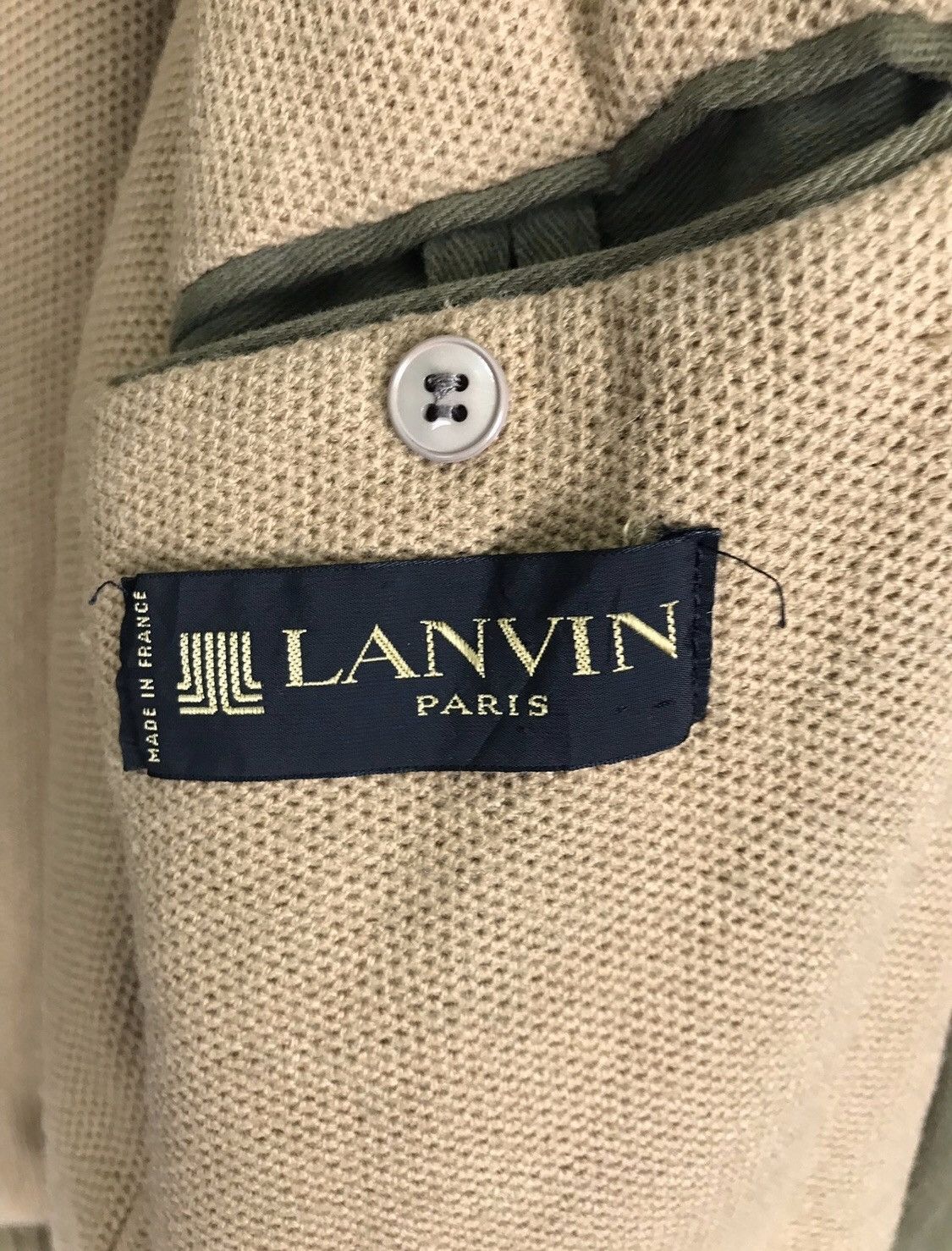 Lanvin 1970s Lanvin Paris Mixed Fabric Bomber Jacket Size US M / EU 48-50 / 2 - 7 Thumbnail