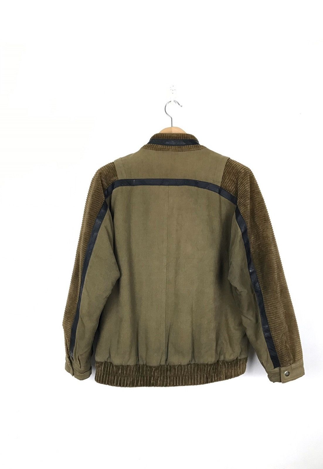 Lanvin 1970s Lanvin Paris Mixed Fabric Bomber Jacket Size US M / EU 48-50 / 2 - 2 Thumbnail