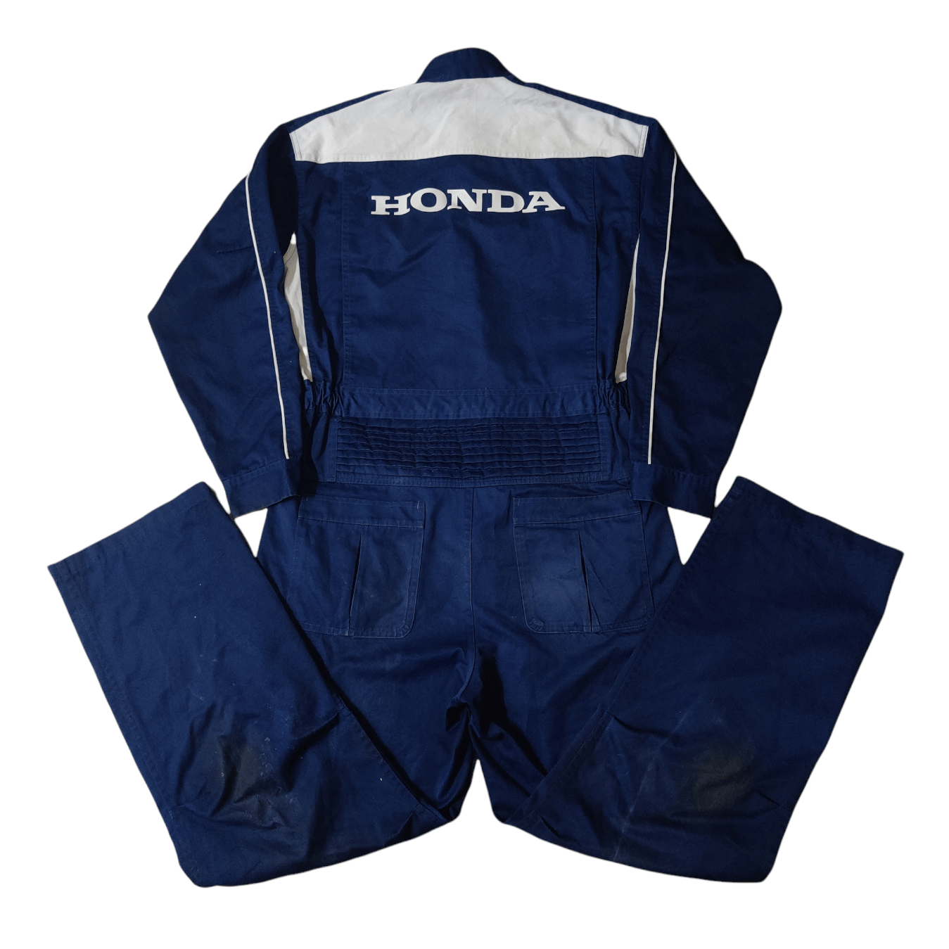 image of Vintage Honda Racing Coverall Jumpsuit in Navy, Men's (Size 34)