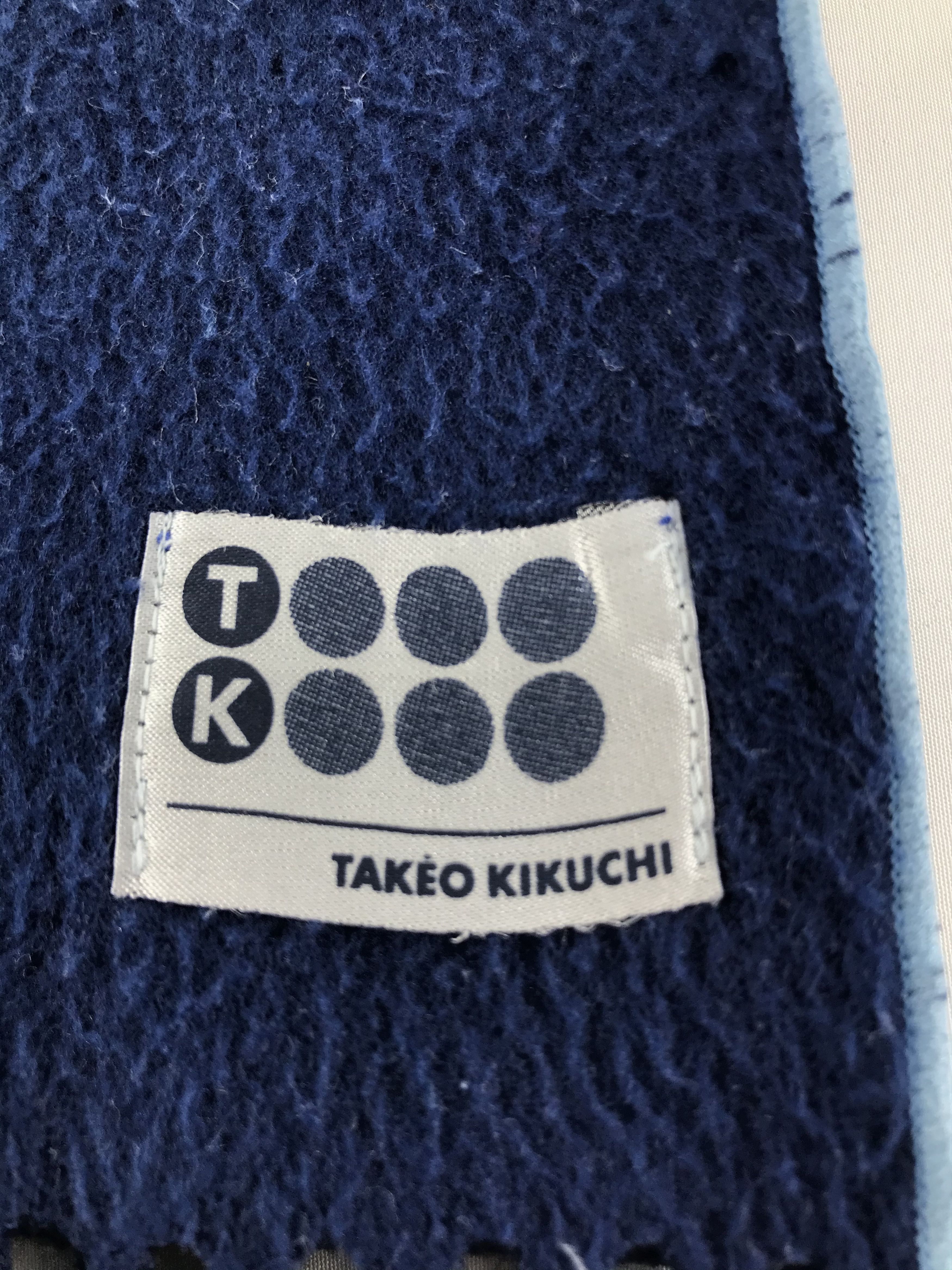 Takeo Kikuchi Takeo Kikuchi Wool Scarf Muffler V204 Size ONE SIZE - 4 Thumbnail