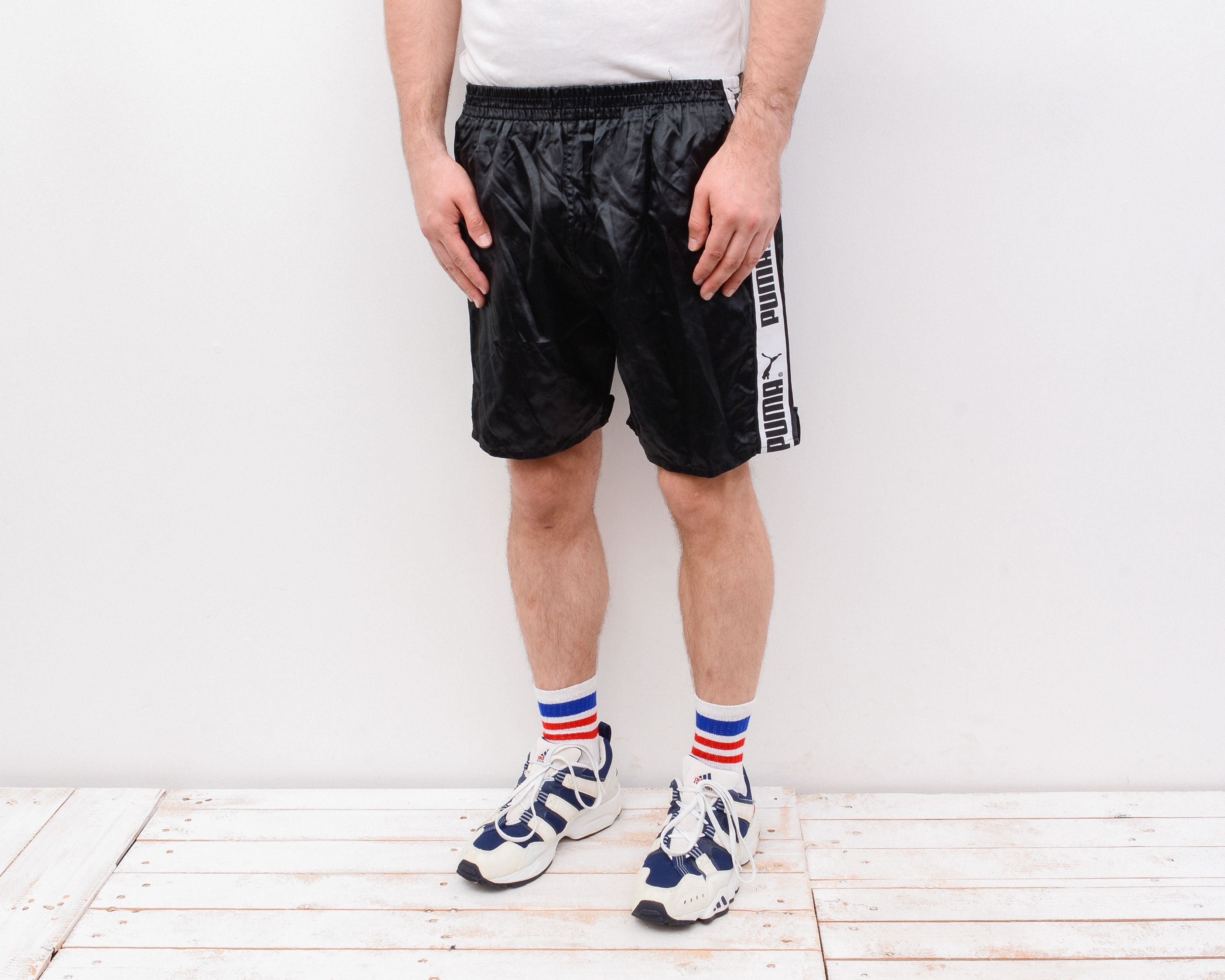 Puma × Vintage PUMA Nylon Shorts W32 M Silky Retro Run Jog Sport vtg W30 Size US 32 / EU 48 - 2 Thumbnail