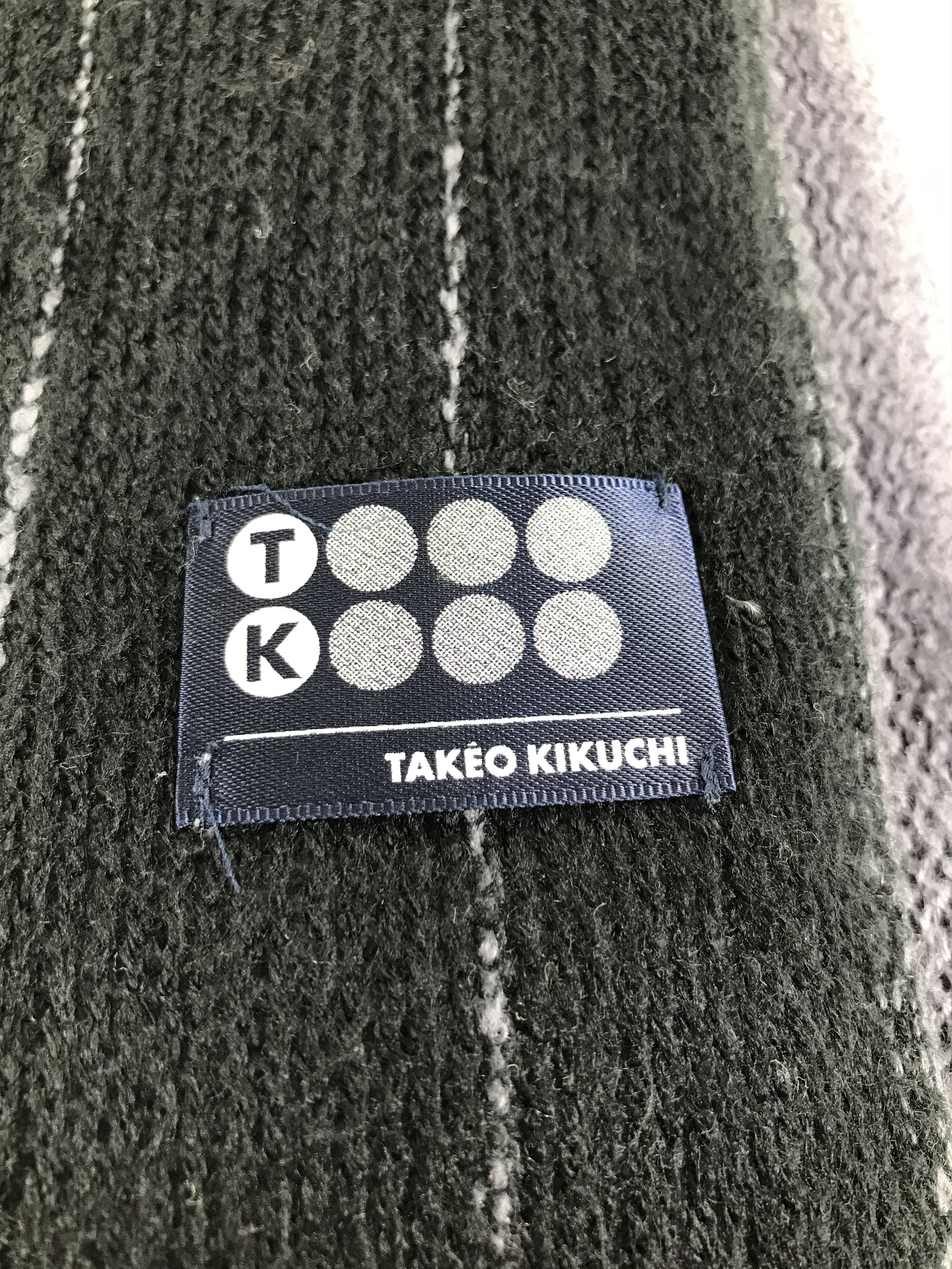 Takeo Kikuchi Takeo Kikuchi Wool Scarf Muffler Neck Wrap V233 Size ONE SIZE - 4 Thumbnail