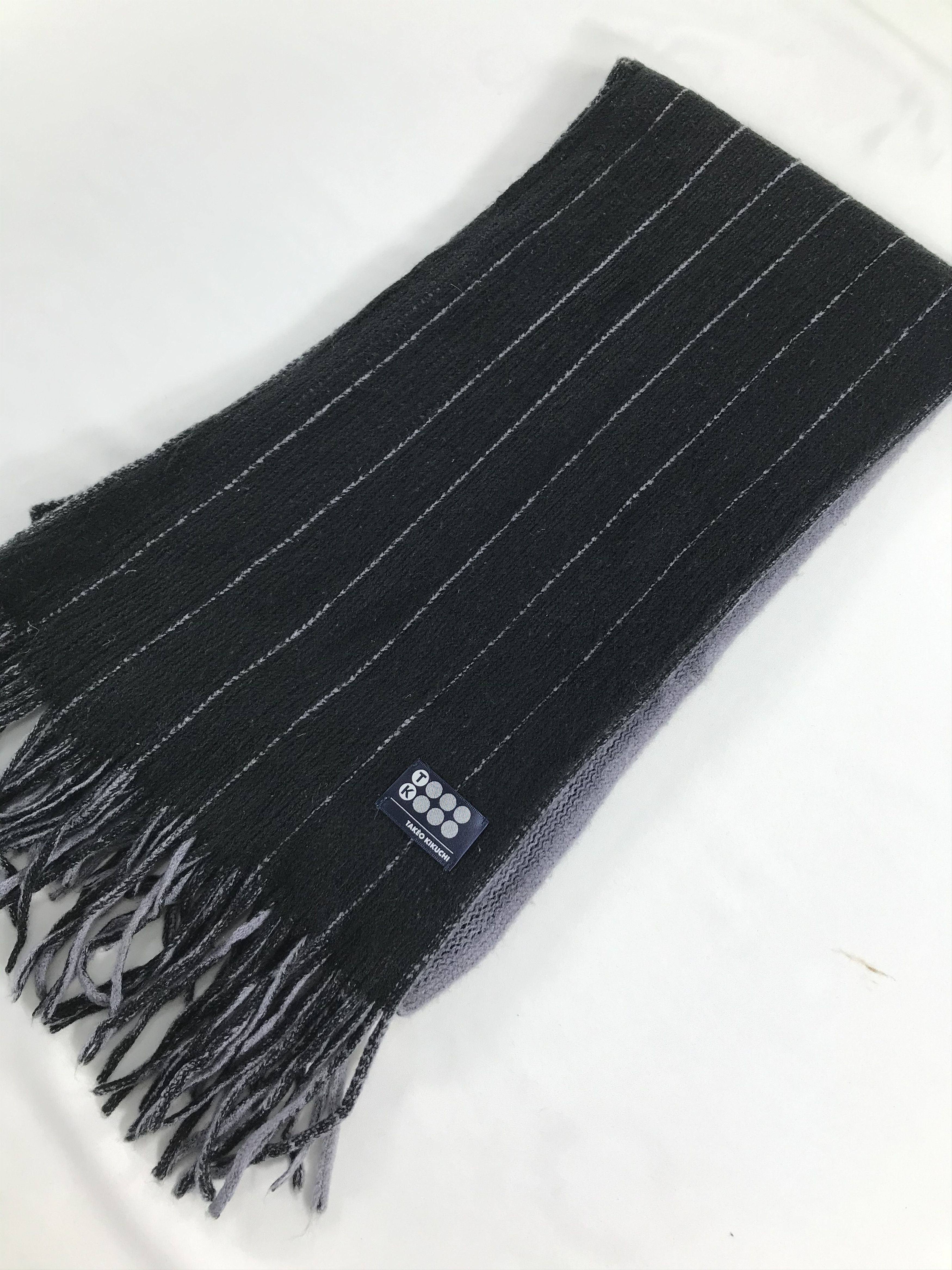 Takeo Kikuchi Takeo Kikuchi Wool Scarf Muffler Neck Wrap V233 Size ONE SIZE - 3 Thumbnail