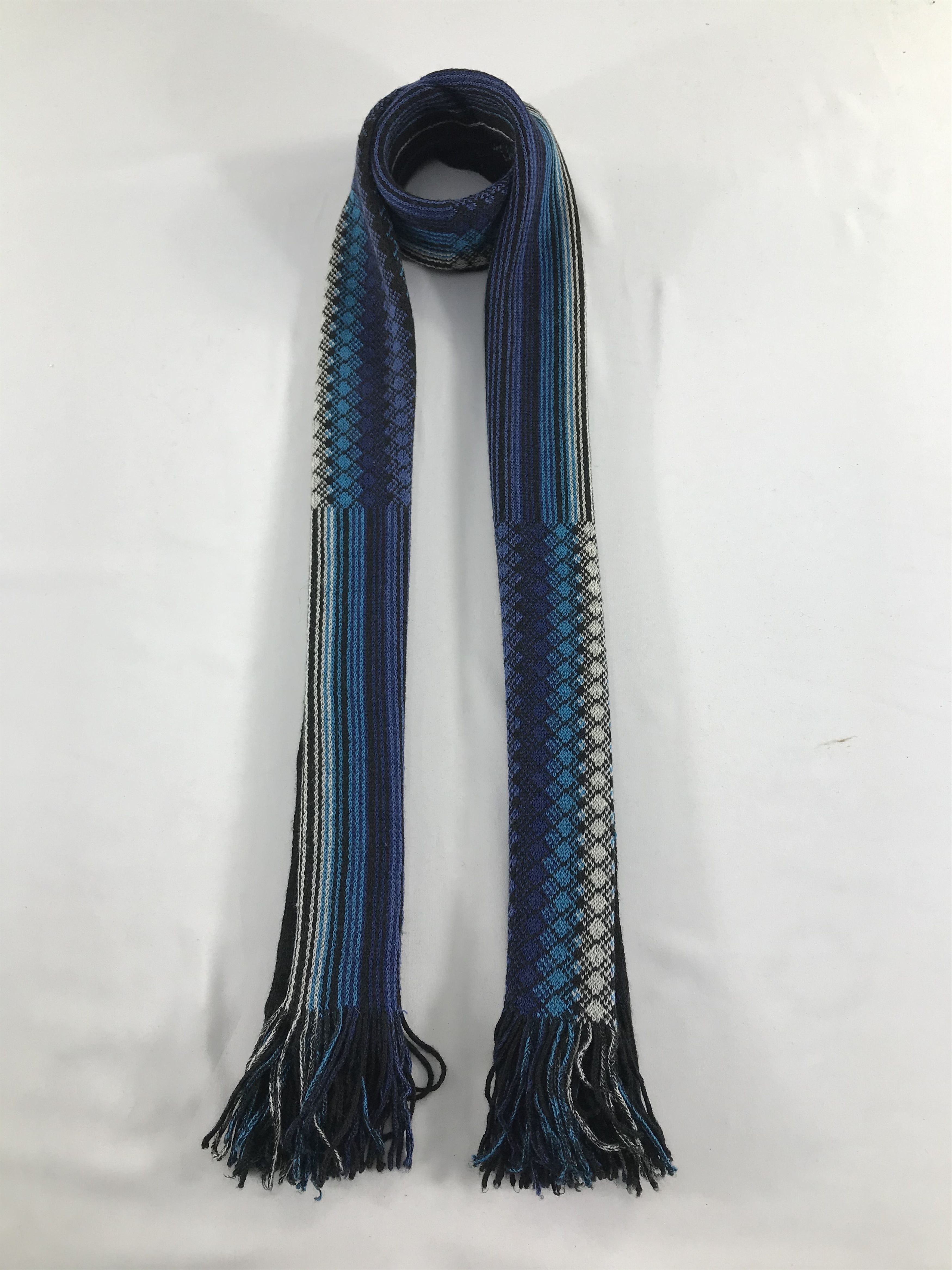 Takeo Kikuchi Takeo Kikuchi Wool Scarf Muffler Neck Wrap V289 Size ONE SIZE - 1 Thumbnail