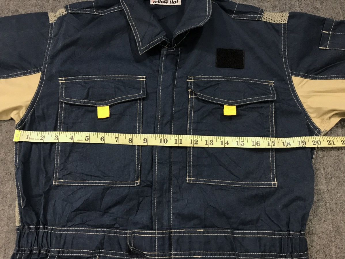 Japanese Brand × Vintage Yellow Hat Japanese Brand Khakis Workwear Carpenter Utility Size US 35 - 9 Thumbnail