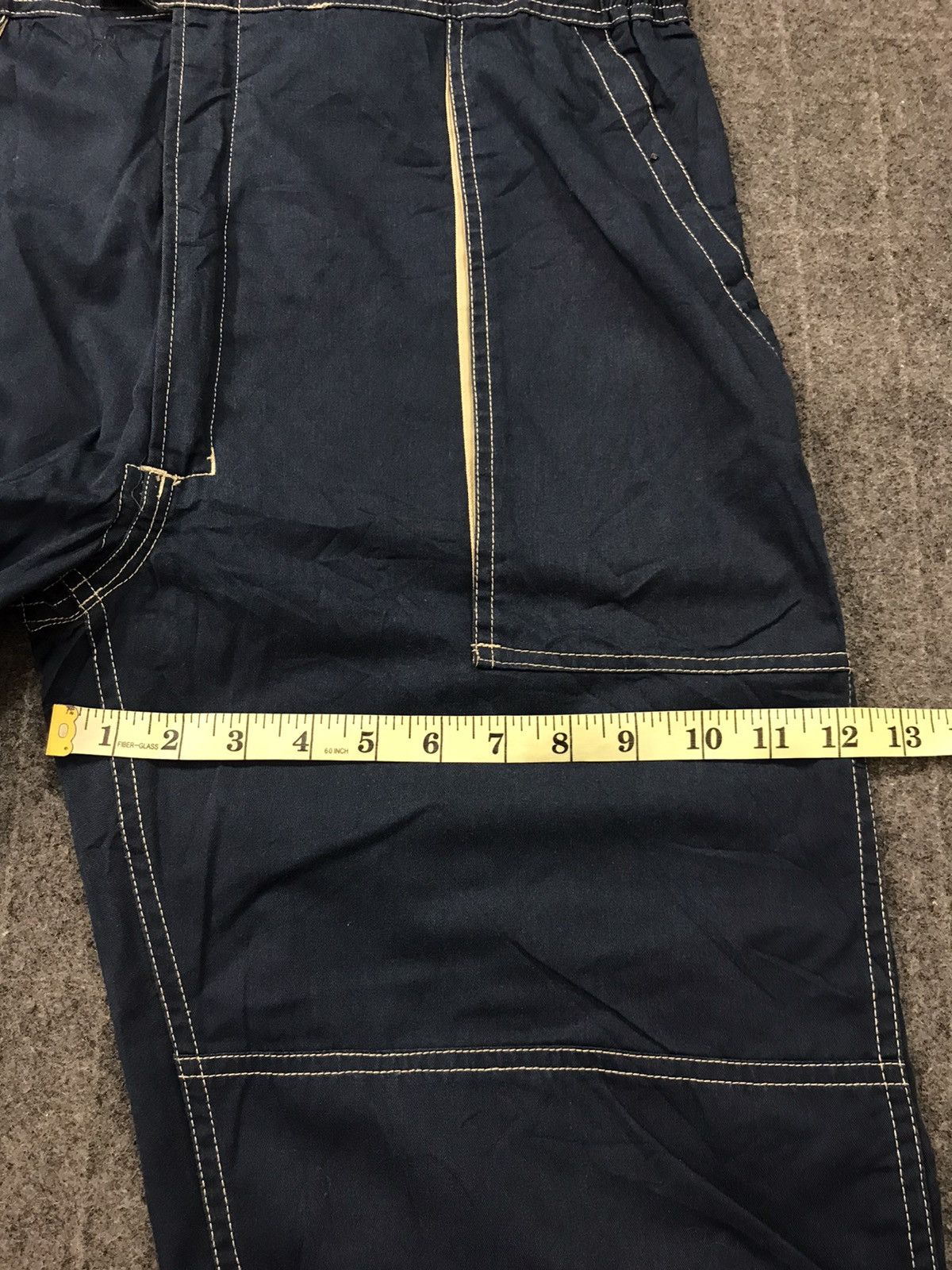 Japanese Brand × Vintage Yellow Hat Japanese Brand Khakis Workwear Carpenter Utility Size US 35 - 14 Thumbnail