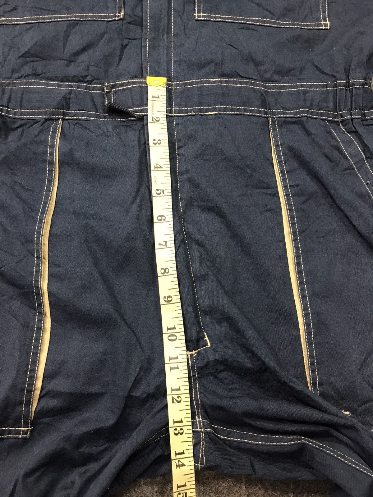 Japanese Brand × Vintage Yellow Hat Japanese Brand Khakis Workwear Carpenter Utility Size US 35 - 13 Thumbnail