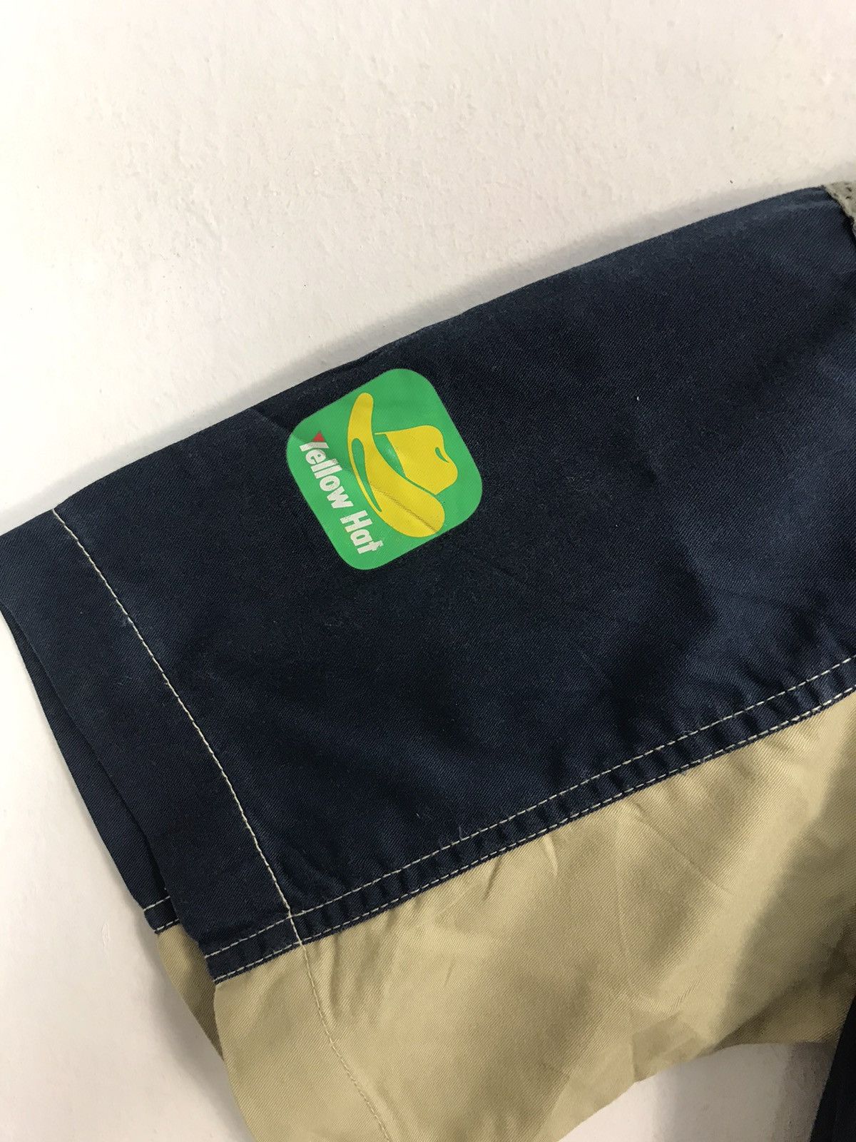 Japanese Brand × Vintage Yellow Hat Japanese Brand Khakis Workwear Carpenter Utility Size US 35 - 4 Thumbnail