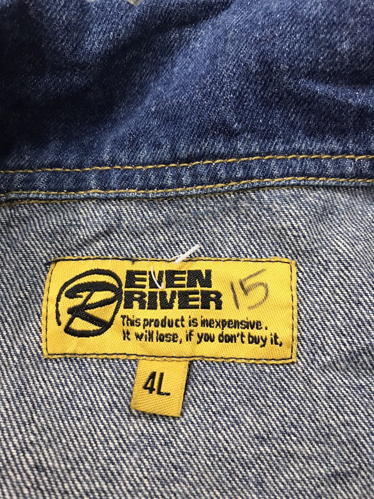 Japanese Brand Evenriver Coverall Indigo Denim Pant Workwear Jeans Size US 40 / EU 56 - 6 Thumbnail