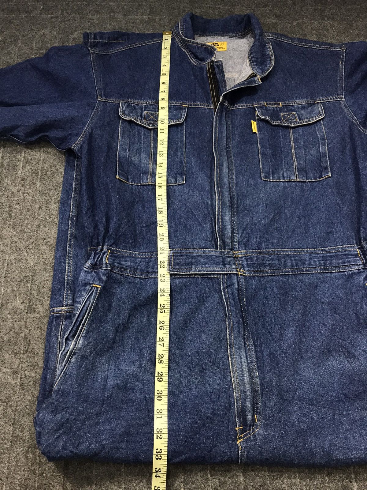 Japanese Brand Evenriver Coverall Indigo Denim Pant Workwear Jeans Size US 40 / EU 56 - 12 Thumbnail