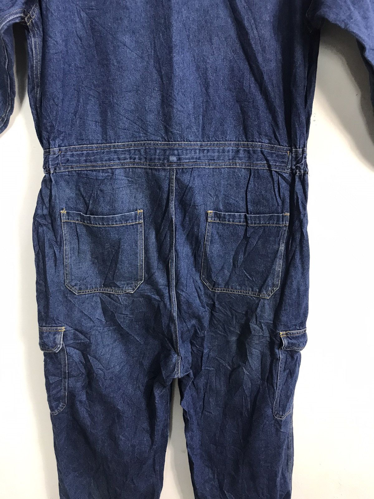 Japanese Brand Evenriver Coverall Indigo Denim Pant Workwear Jeans Size US 40 / EU 56 - 5 Thumbnail