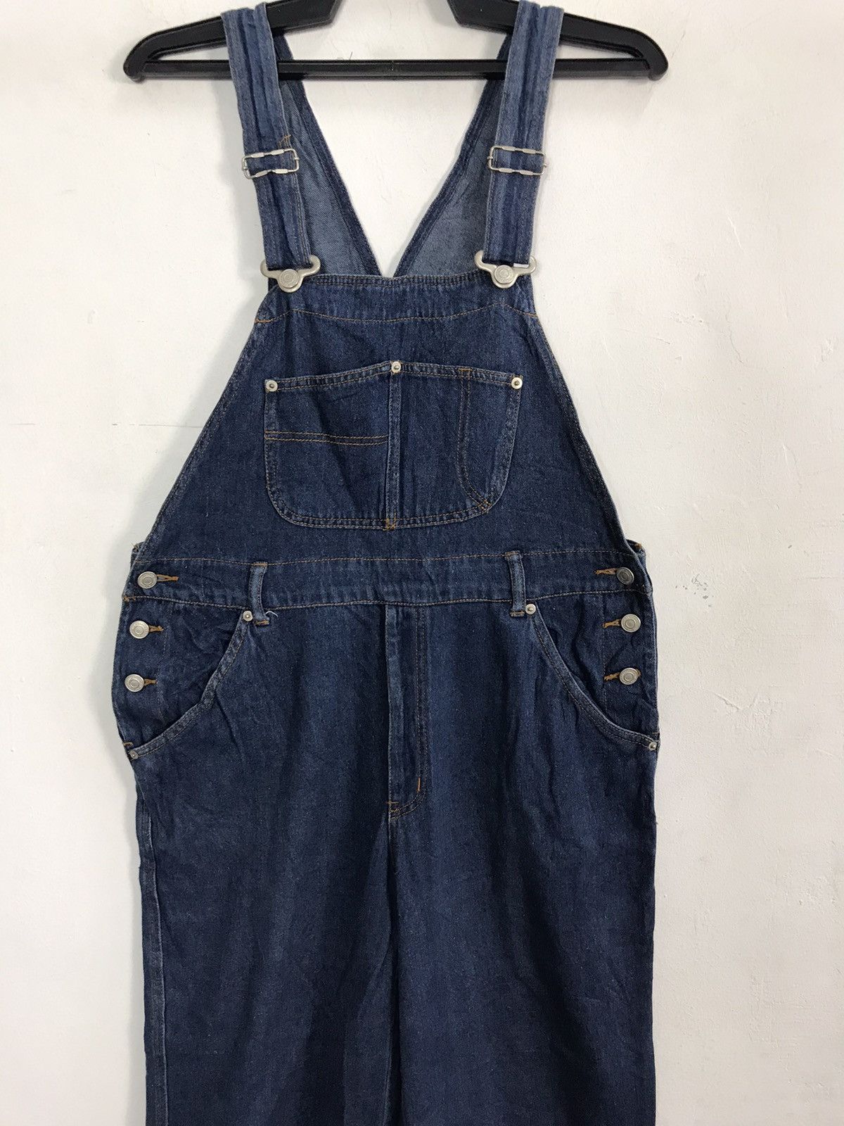 Japanese Brand Coverall Overall Indigo Denim Pant Workwear Jeans Size US 36 / EU 52 - 3 Thumbnail