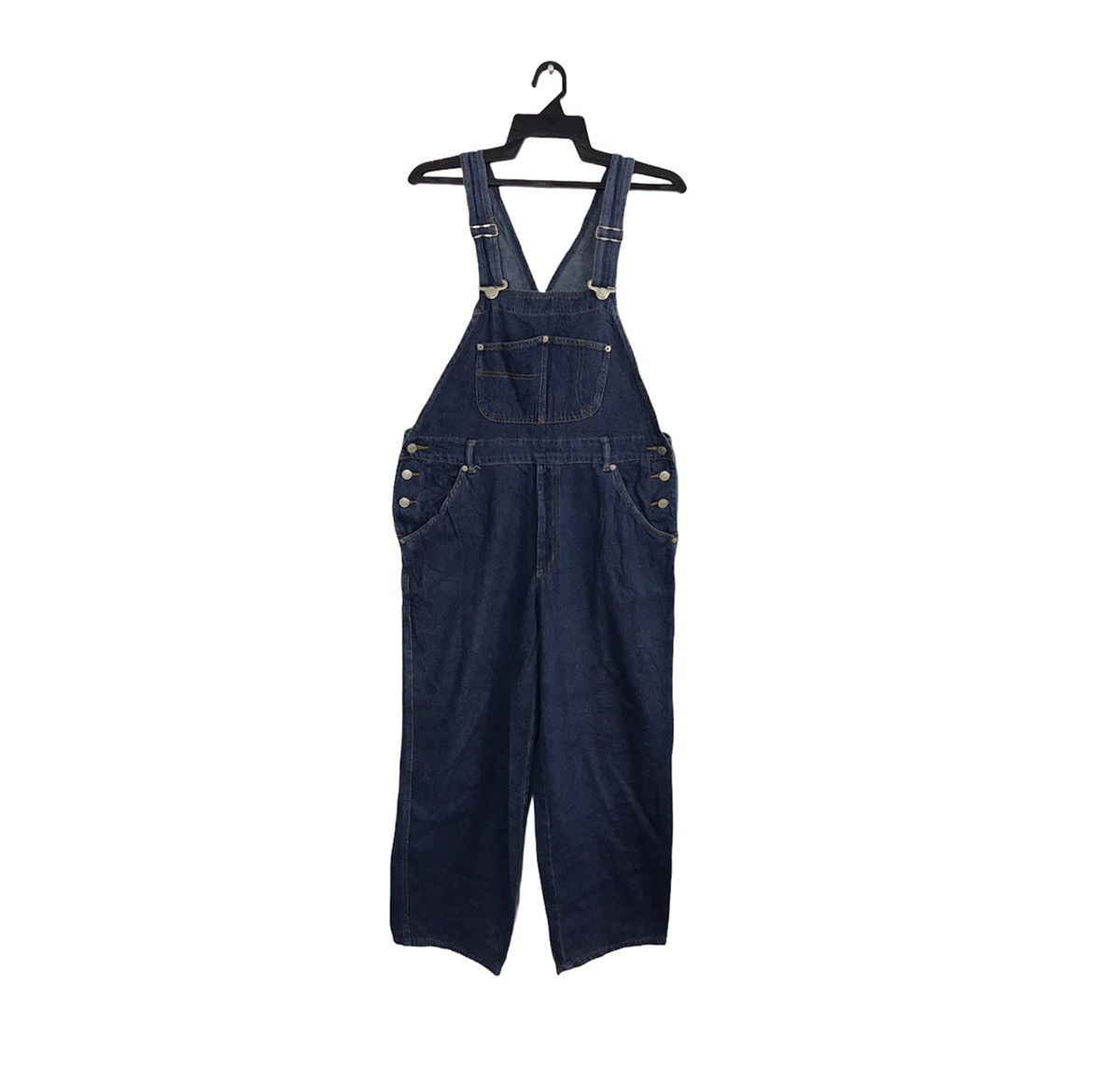 Japanese Brand Coverall Overall Indigo Denim Pant Workwear Jeans Size US 36 / EU 52 - 1 Thumbnail