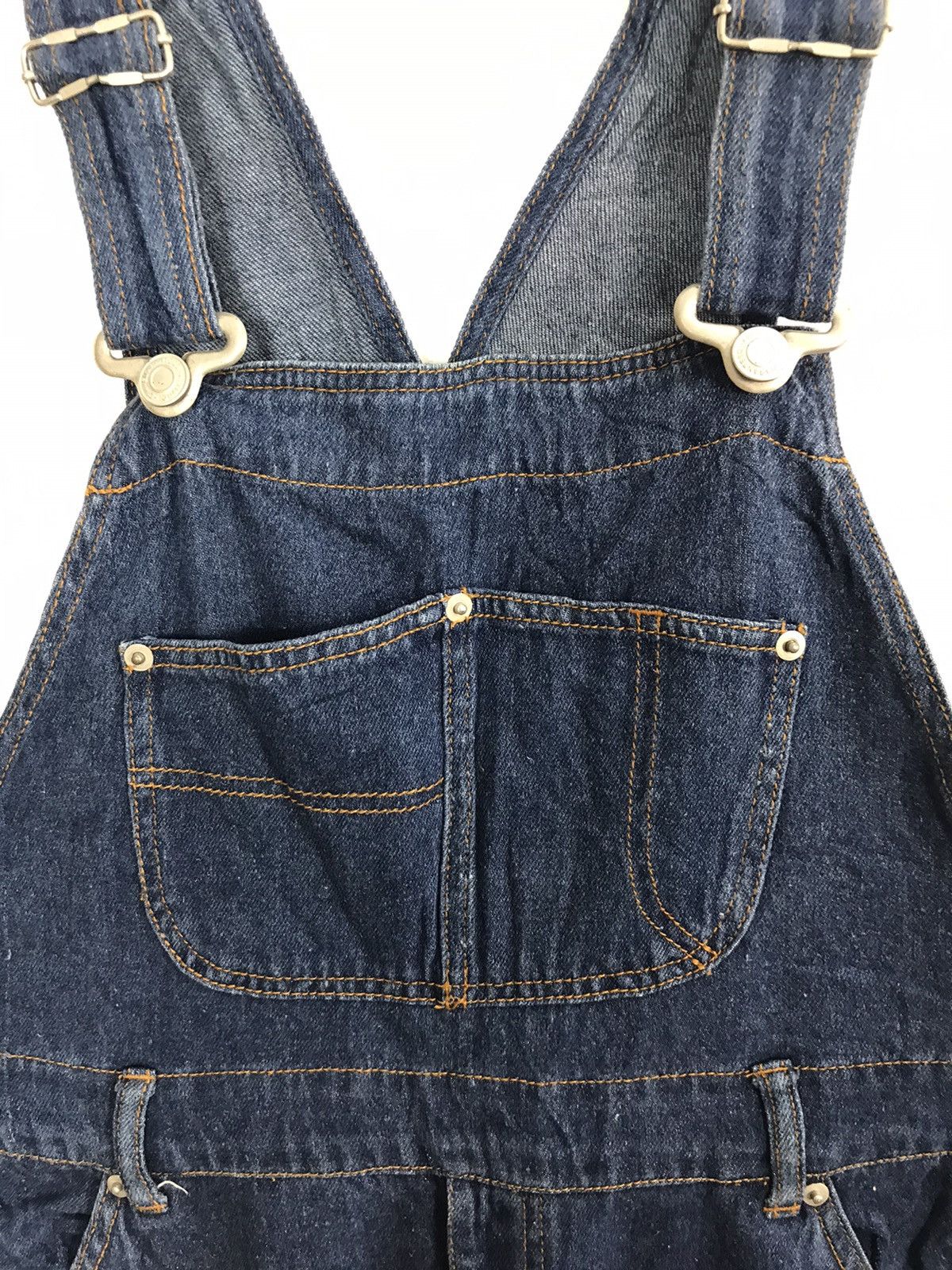 Japanese Brand Coverall Overall Indigo Denim Pant Workwear Jeans Size US 36 / EU 52 - 4 Thumbnail