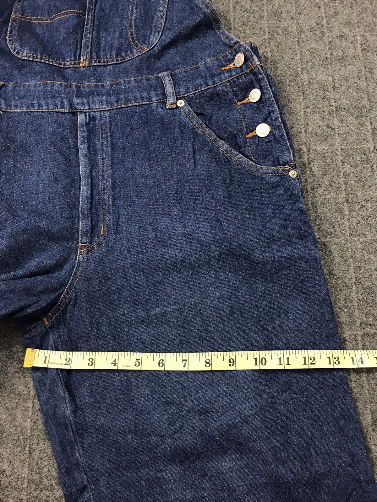 Japanese Brand Coverall Overall Indigo Denim Pant Workwear Jeans Size US 36 / EU 52 - 13 Thumbnail