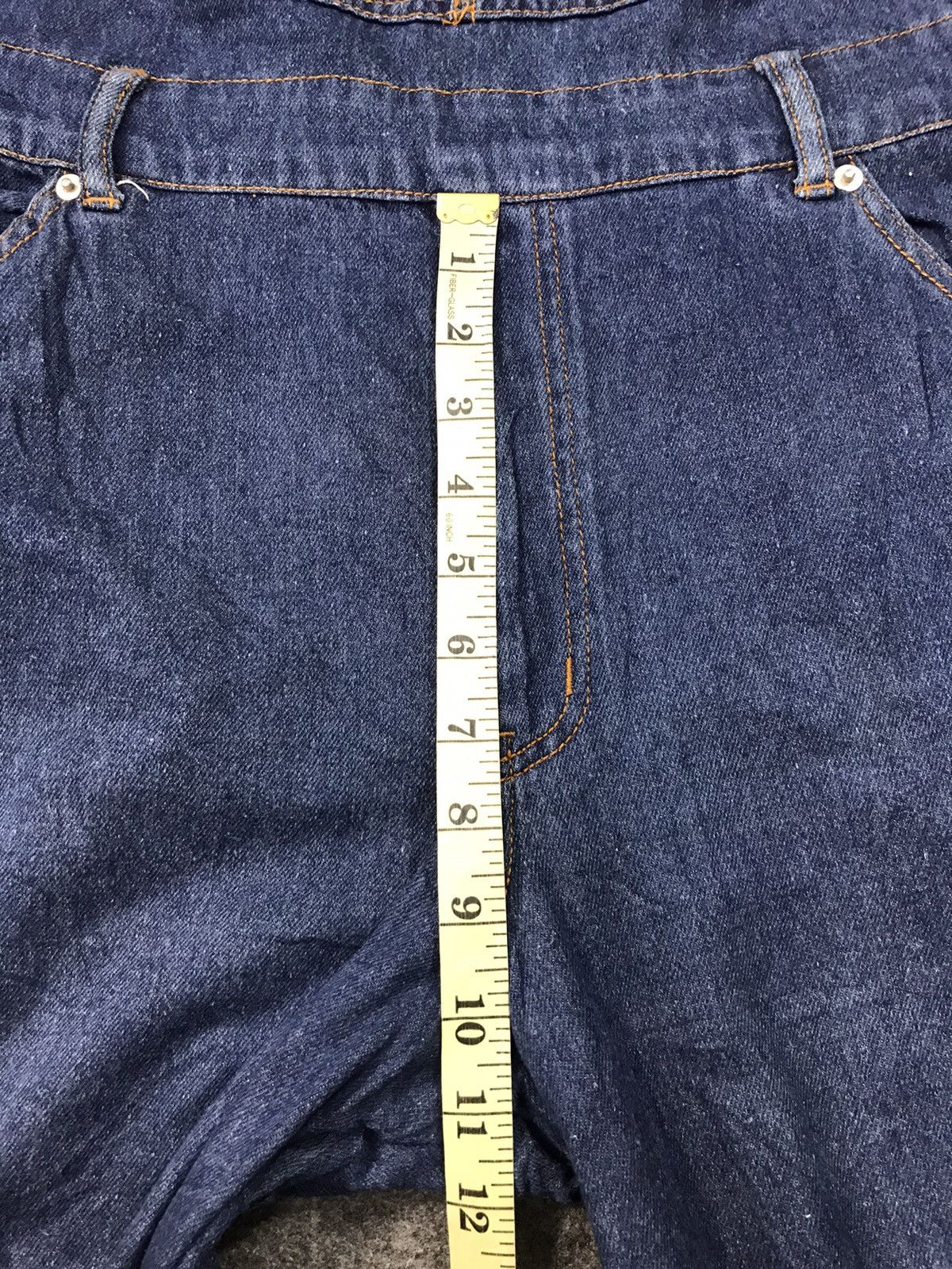 Japanese Brand Coverall Overall Indigo Denim Pant Workwear Jeans Size US 36 / EU 52 - 12 Thumbnail
