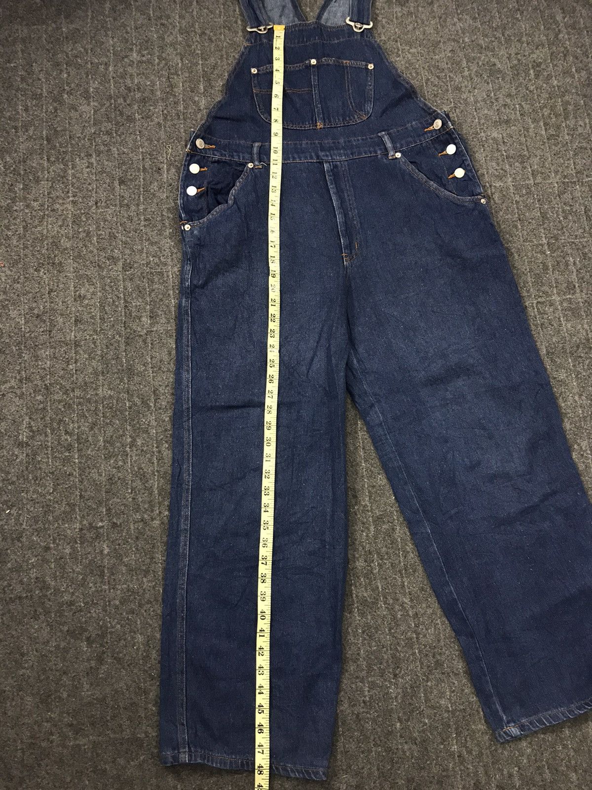 Japanese Brand Coverall Overall Indigo Denim Pant Workwear Jeans Size US 36 / EU 52 - 10 Thumbnail