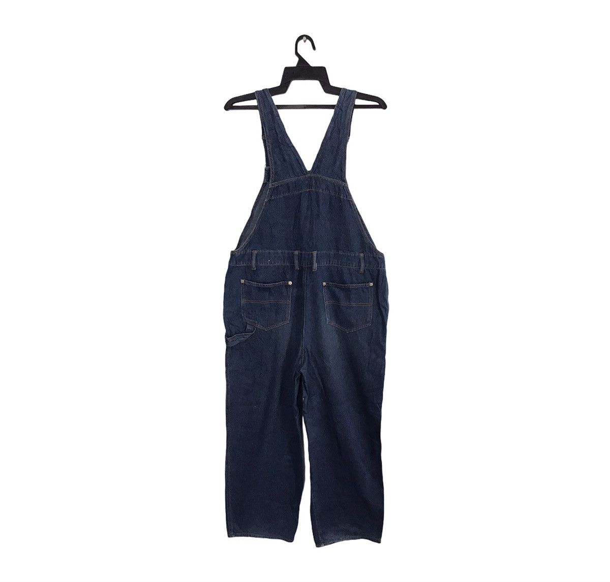 Japanese Brand Coverall Overall Indigo Denim Pant Workwear Jeans Size US 36 / EU 52 - 2 Thumbnail