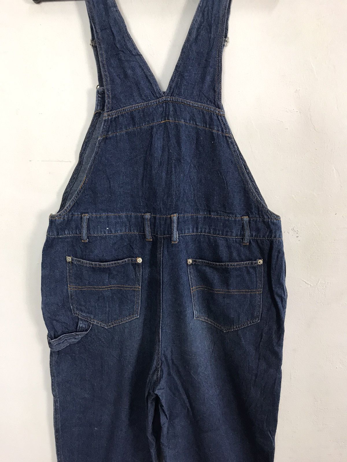 Japanese Brand Coverall Overall Indigo Denim Pant Workwear Jeans Size US 36 / EU 52 - 6 Thumbnail