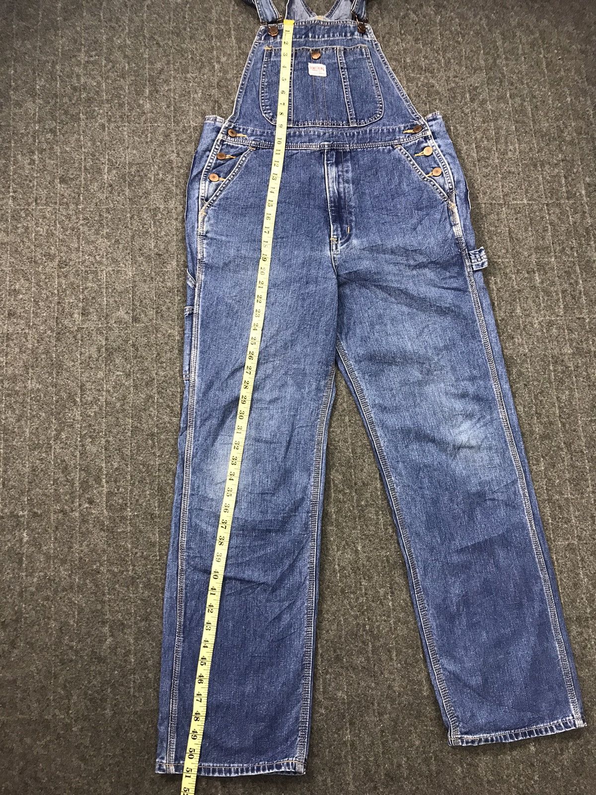 Edwin × Vintage Edwin Something Lot 9435 Indigo Denim Workwear Carpenter Size US 35 - 9 Thumbnail