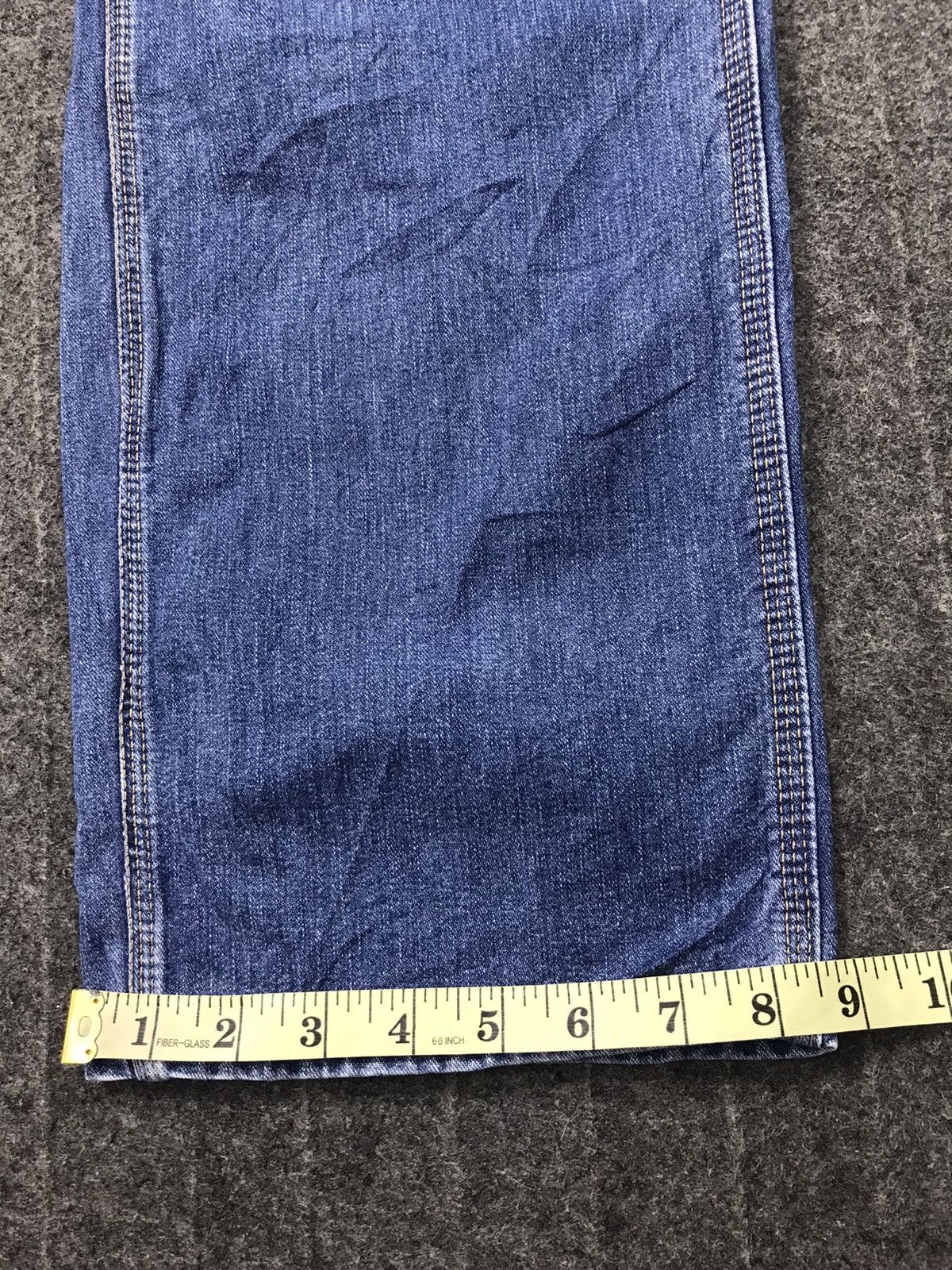 Edwin × Vintage Edwin Something Lot 9435 Indigo Denim Workwear Carpenter Size US 35 - 13 Thumbnail