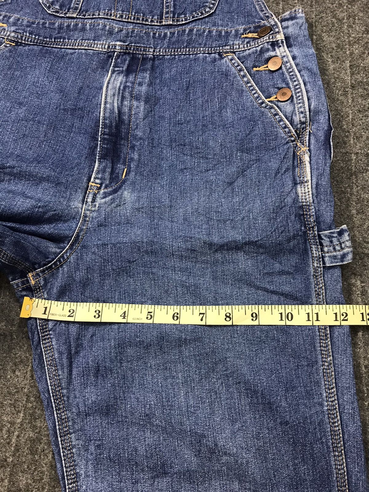 Edwin × Vintage Edwin Something Lot 9435 Indigo Denim Workwear Carpenter Size US 35 - 12 Thumbnail