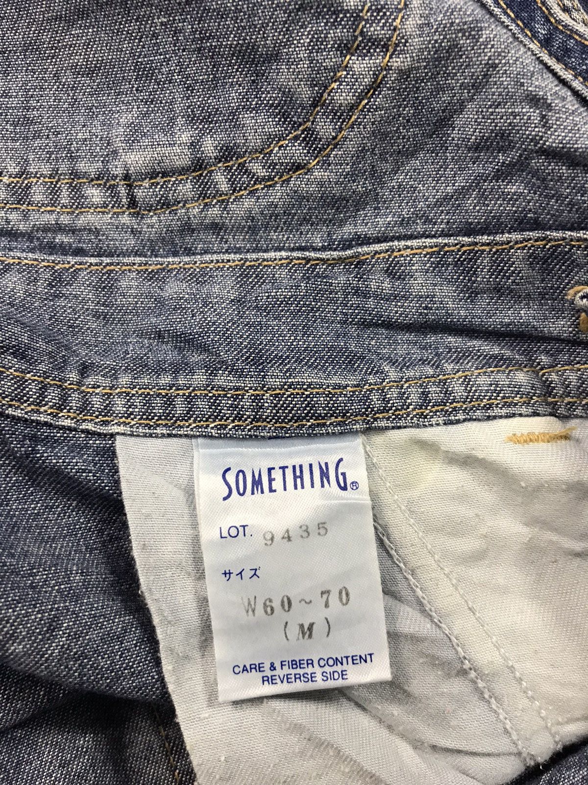 Edwin × Vintage Edwin Something Lot 9435 Indigo Denim Workwear Carpenter Size US 35 - 6 Thumbnail