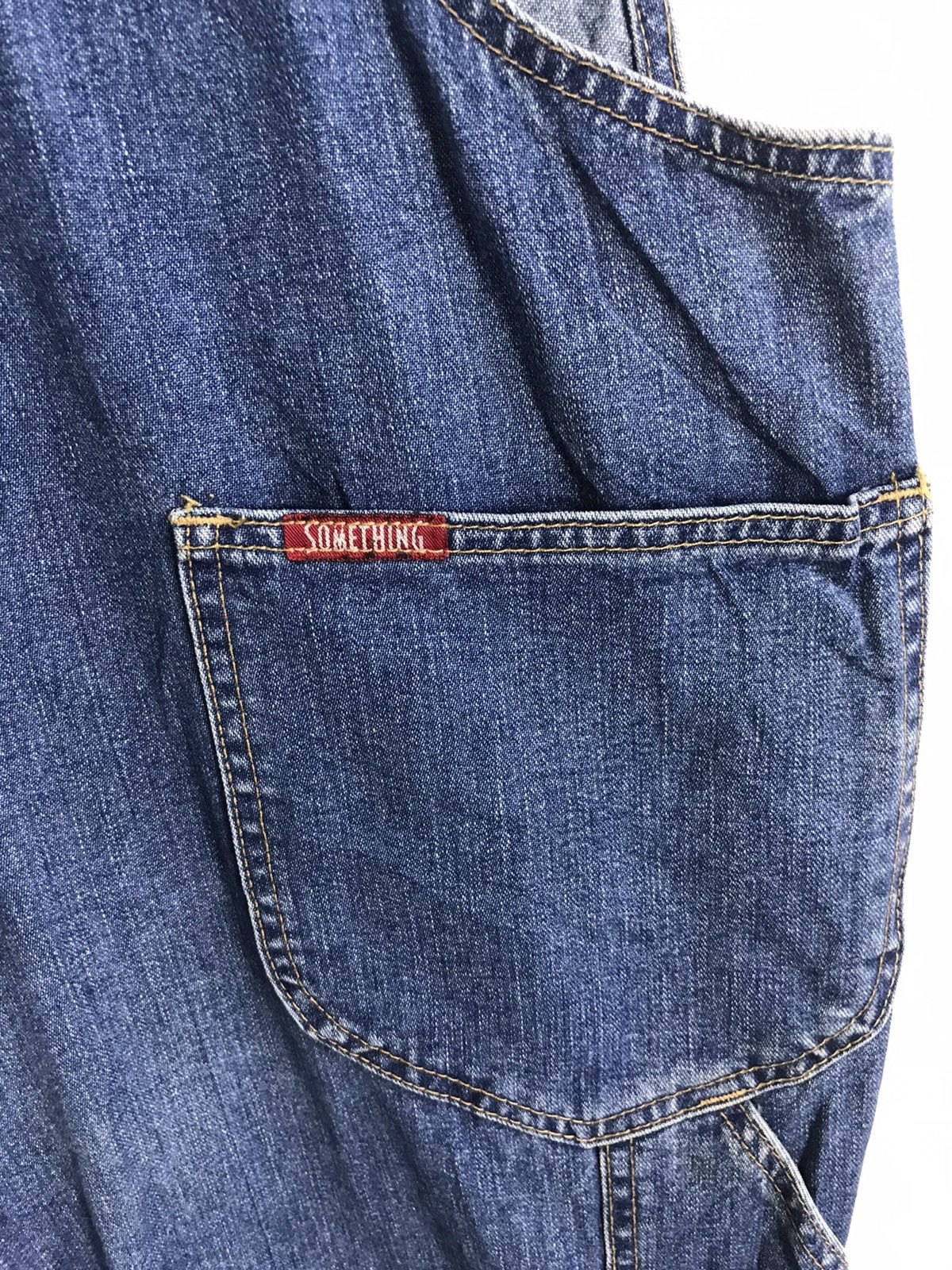 Edwin × Vintage Edwin Something Lot 9435 Indigo Denim Workwear Carpenter Size US 35 - 5 Thumbnail