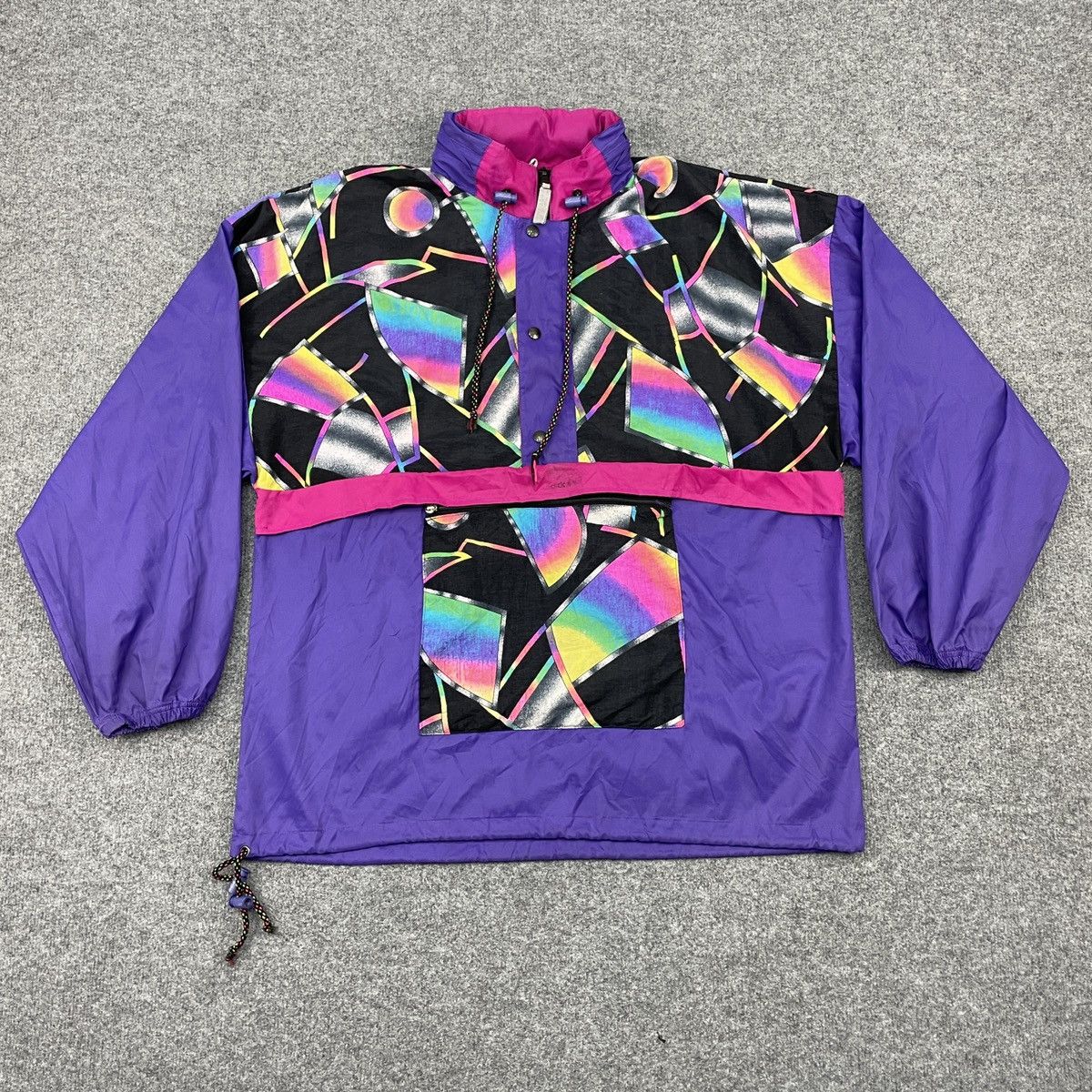 Adidas × Vintage Vintage Adidas Windbreakers Jacket Size US L / EU 52-54 / 3 - 1 Thumbnail