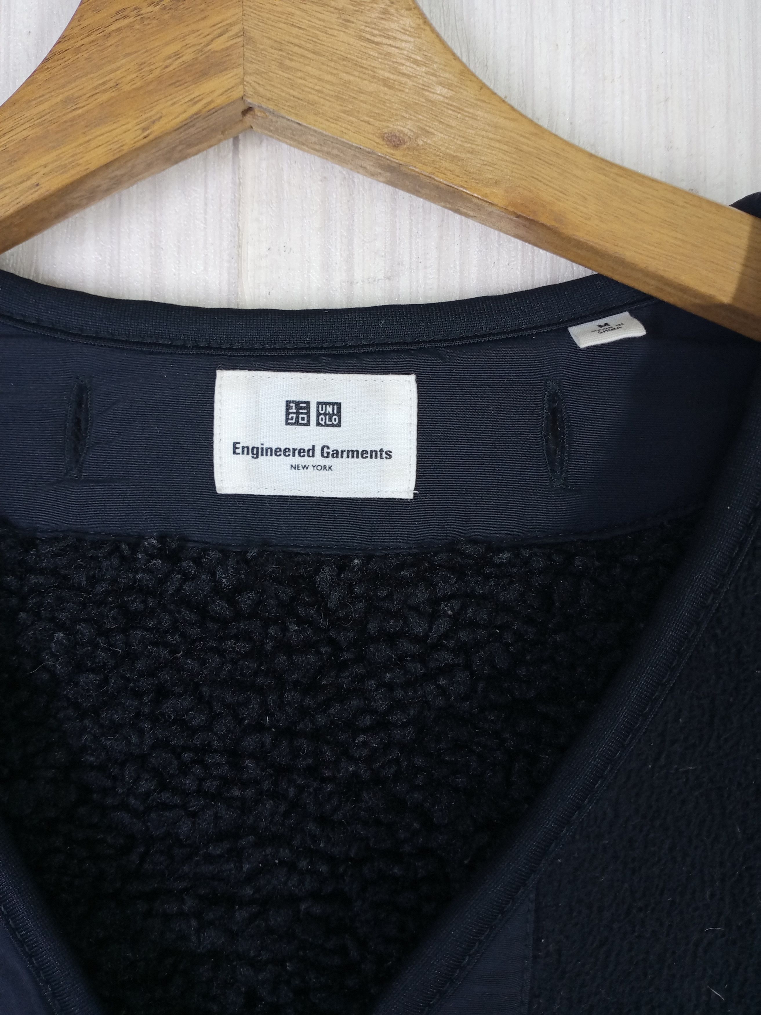 Engineered Garments × Uniqlo Engineered Garments Uniqlo Collarless Fleece Jacket Size US M / EU 48-50 / 2 - 5 Thumbnail