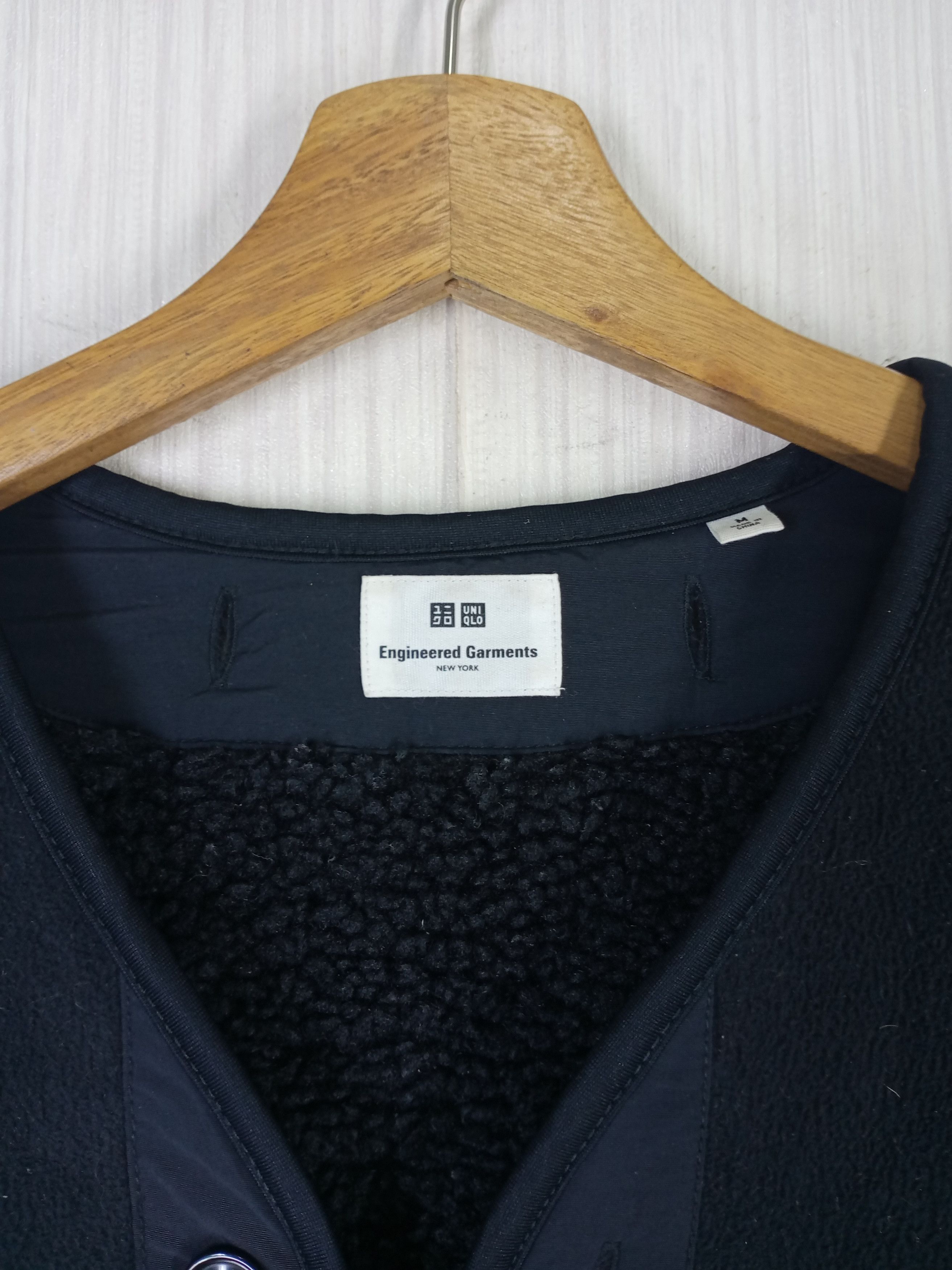 Engineered Garments × Uniqlo Engineered Garments Uniqlo Collarless Fleece Jacket Size US M / EU 48-50 / 2 - 6 Thumbnail