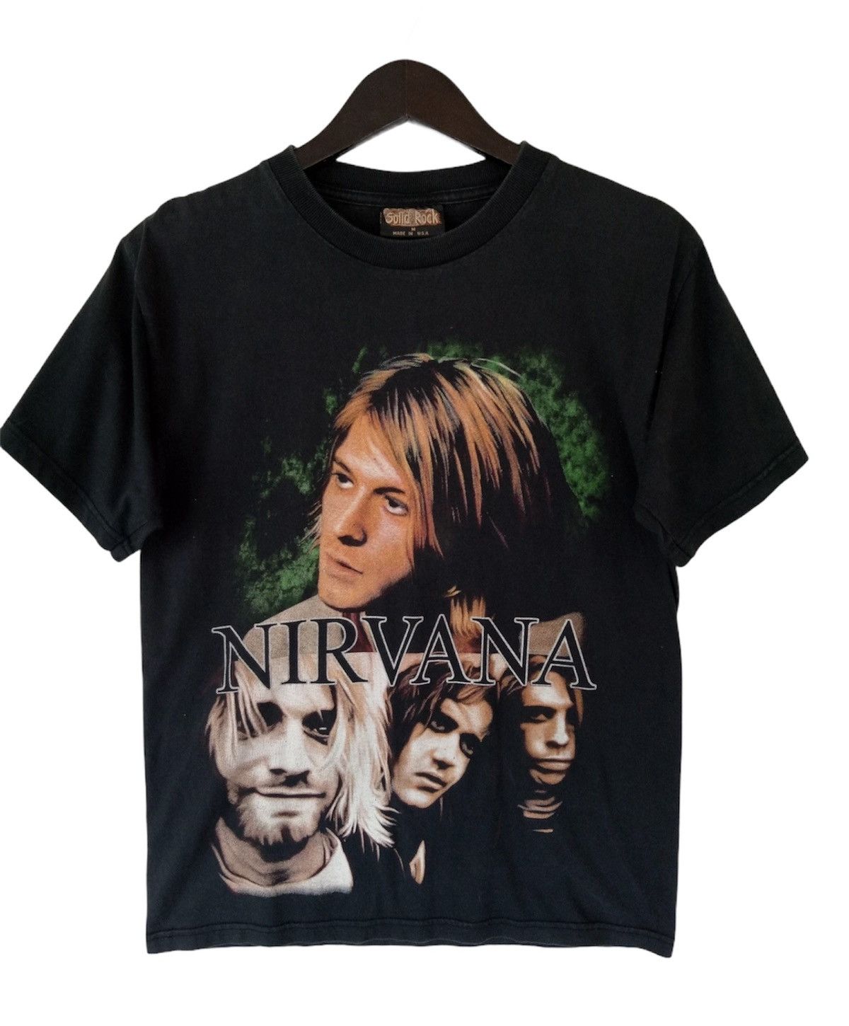 Band Tees NIRVANA grunge band Kurt Cobain dave grohl promo tee shirt Size US M / EU 48-50 / 2 - 1 Thumbnail