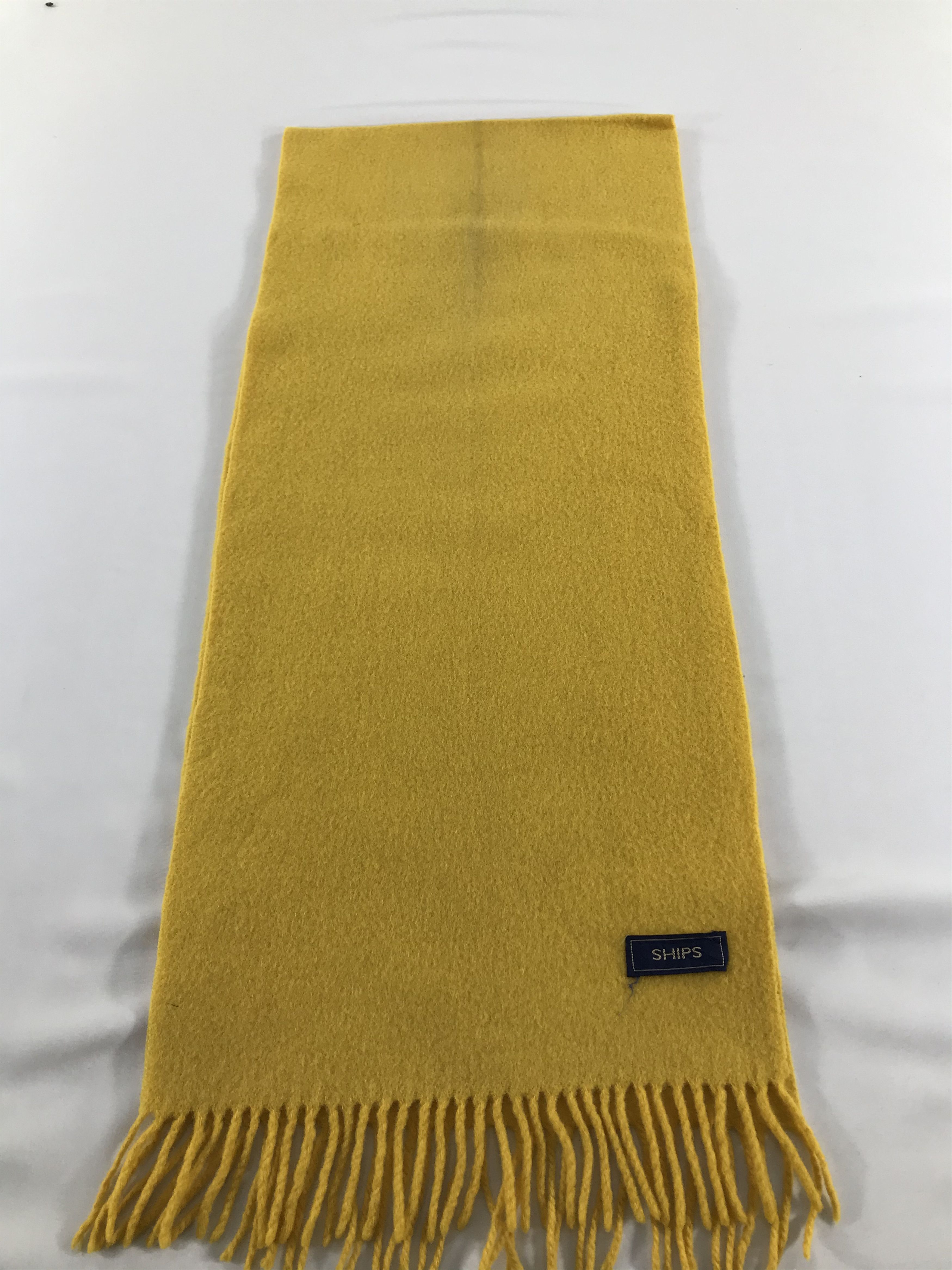 SHIPS Ships Yellow Wool Scarf Muffler V273 Size ONE SIZE - 6 Thumbnail