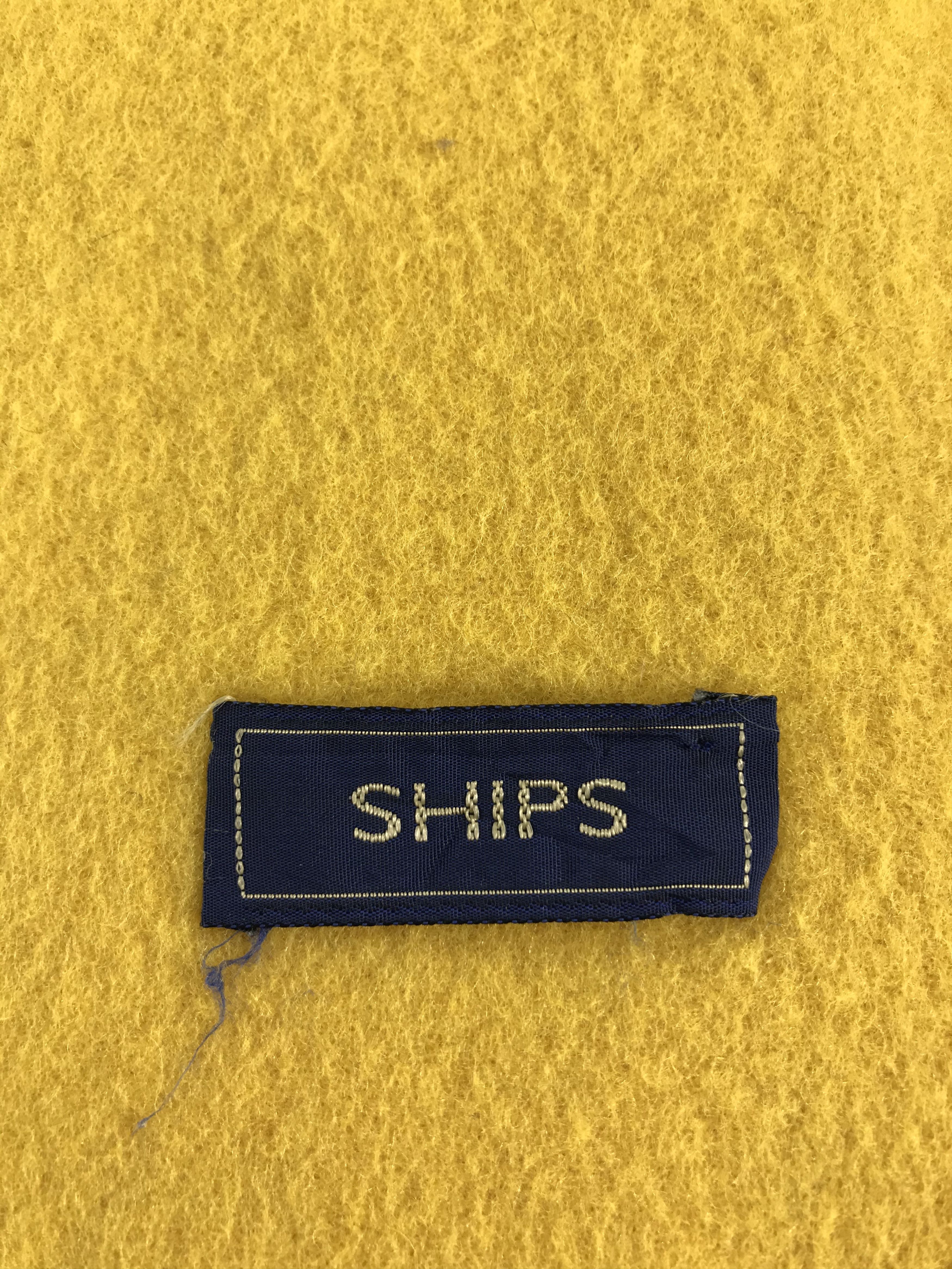 SHIPS Ships Yellow Wool Scarf Muffler V273 Size ONE SIZE - 4 Thumbnail