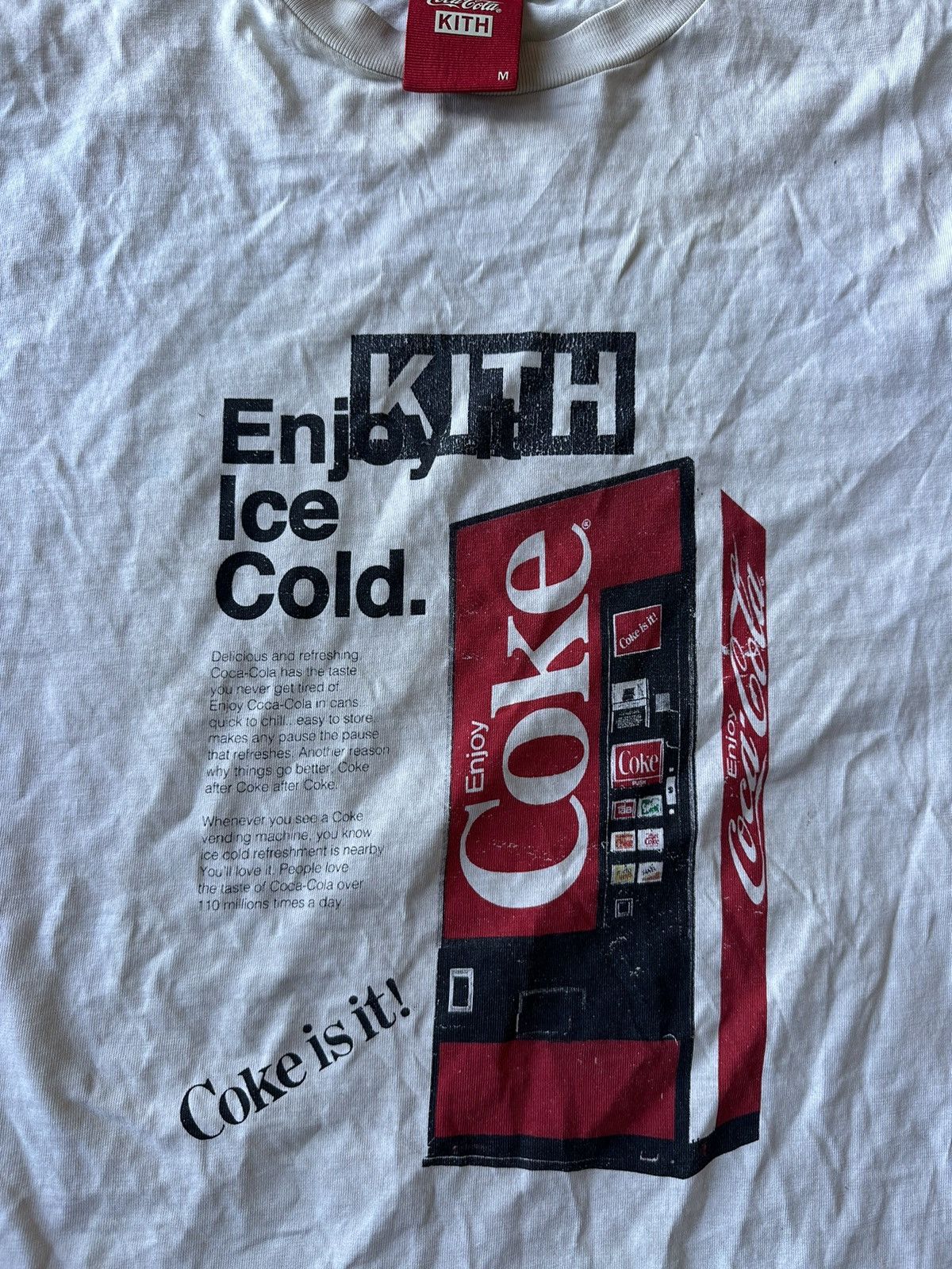 Kith かがっ Coca cola Machine Vintage Tee サイズM 