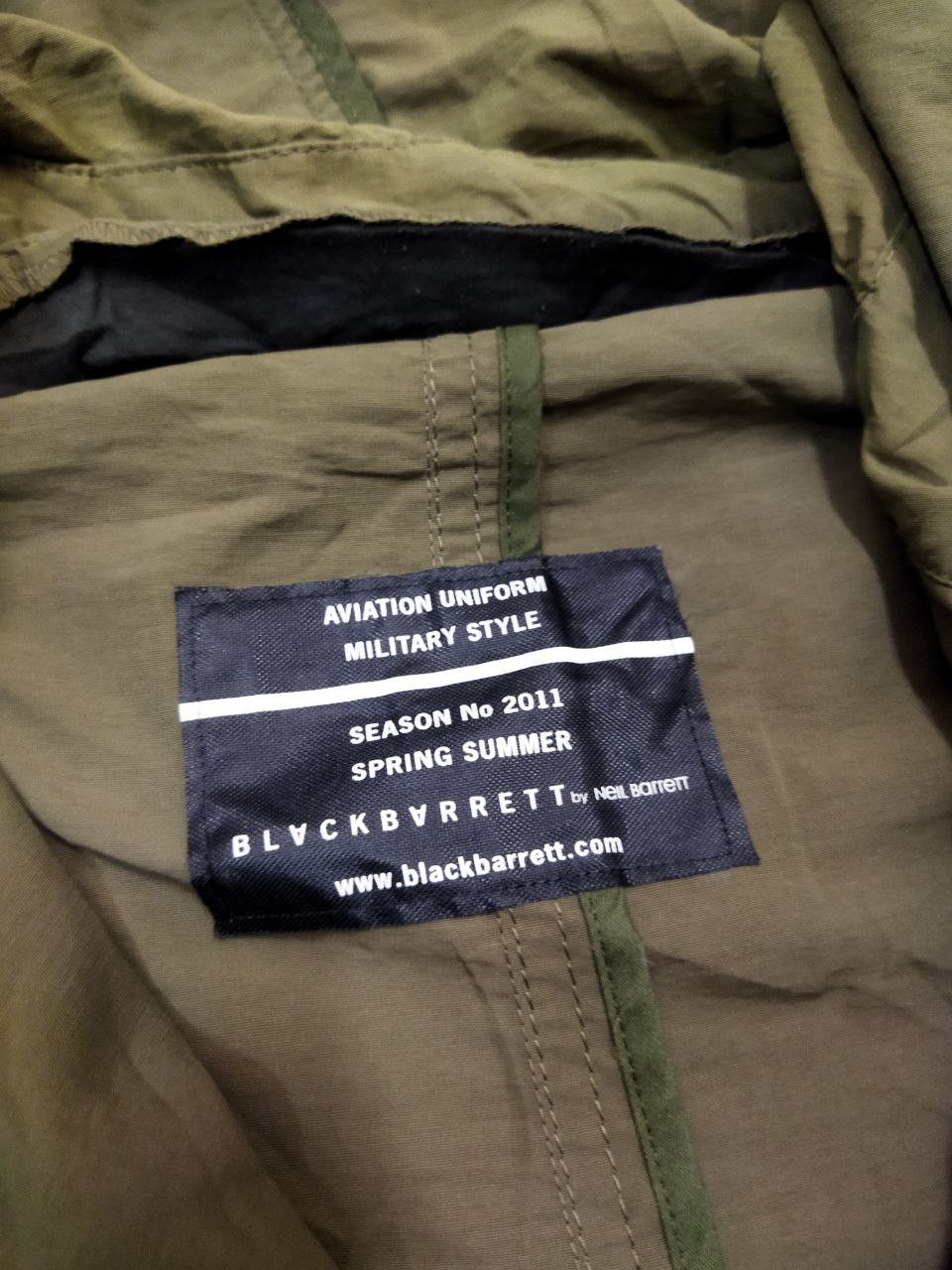 Neil Barrett Aviation Uniform Military Style Spring Summer Parka Size US M / EU 48-50 / 2 - 15 Thumbnail