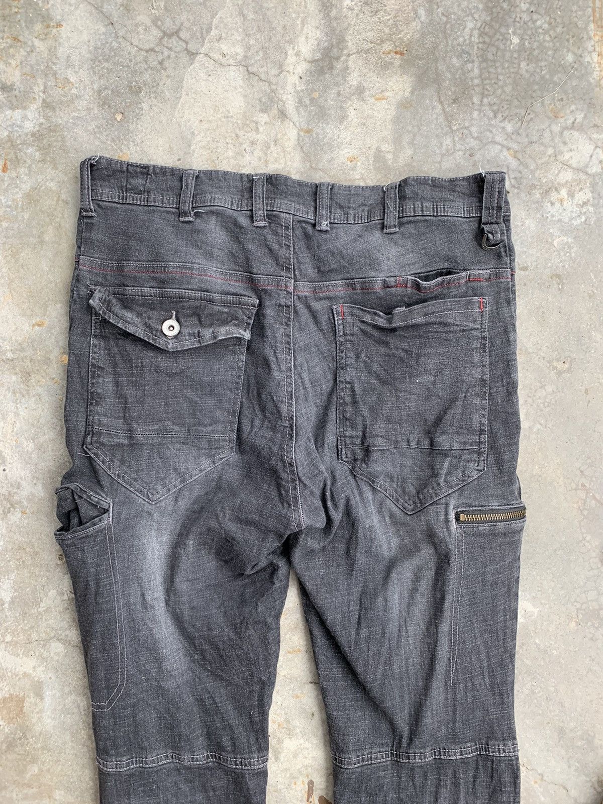 Indigo × Japanese Brand JapaneseBrand Fieldcore Indigo Patchwork Sashiko Cargo Pant Size US 32 / EU 48 - 6 Thumbnail