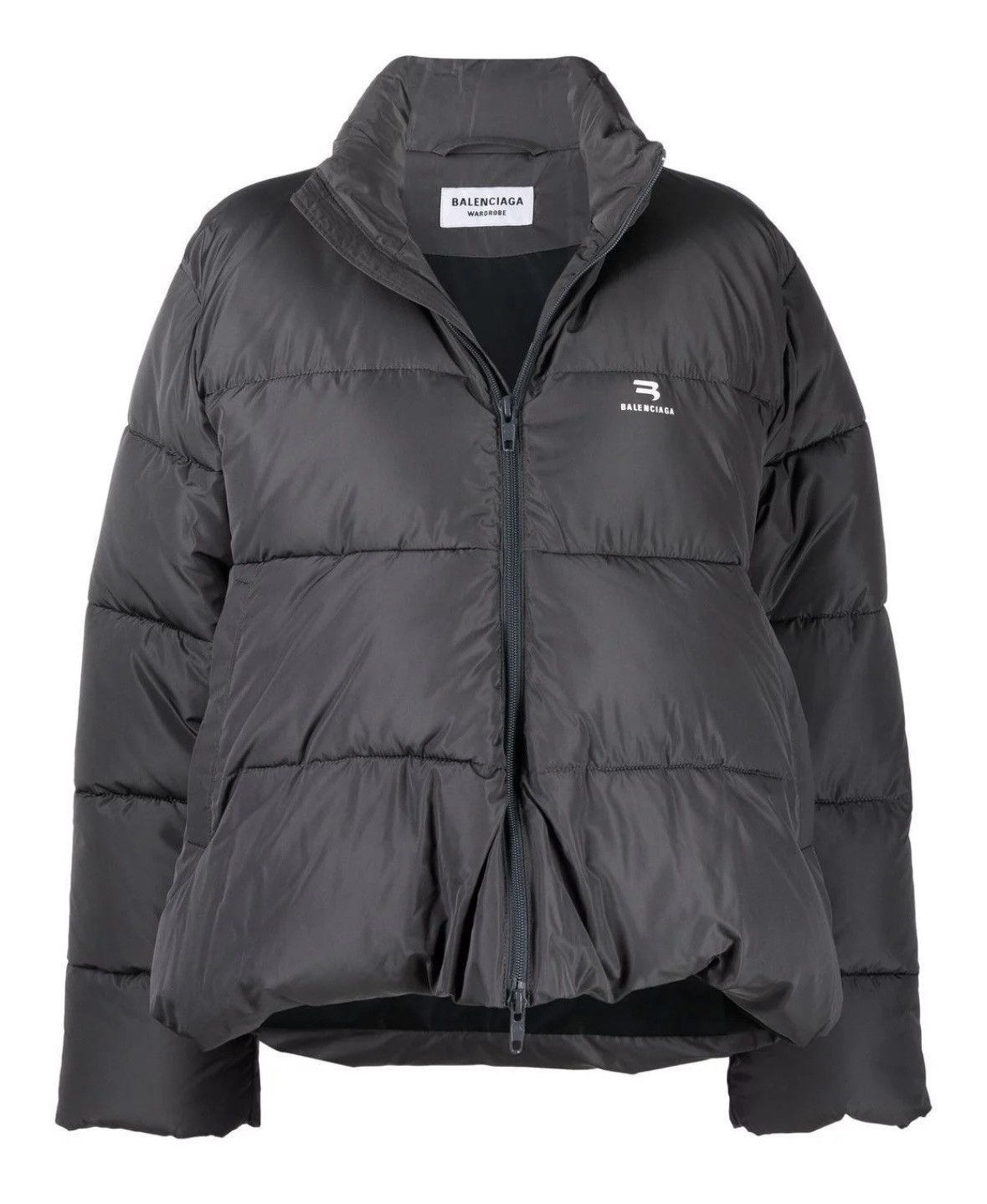 image of Balenciaga Oversized Puffer Jacket in Black, Men's (Size Large)