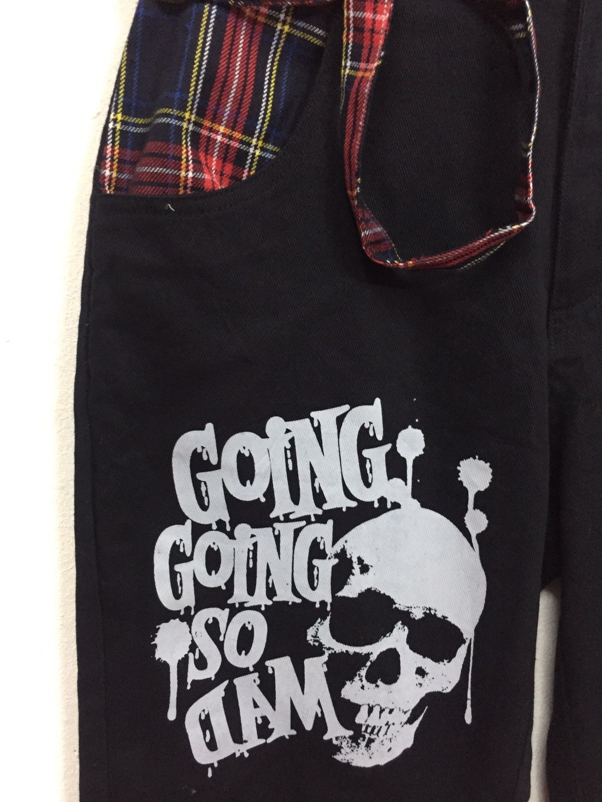 A.F.F.A. Iconic Sex Pot Revenge 🇯🇵 Bondage Tartan Goth Bondage Pants Size US 30 / EU 46 - 4 Thumbnail