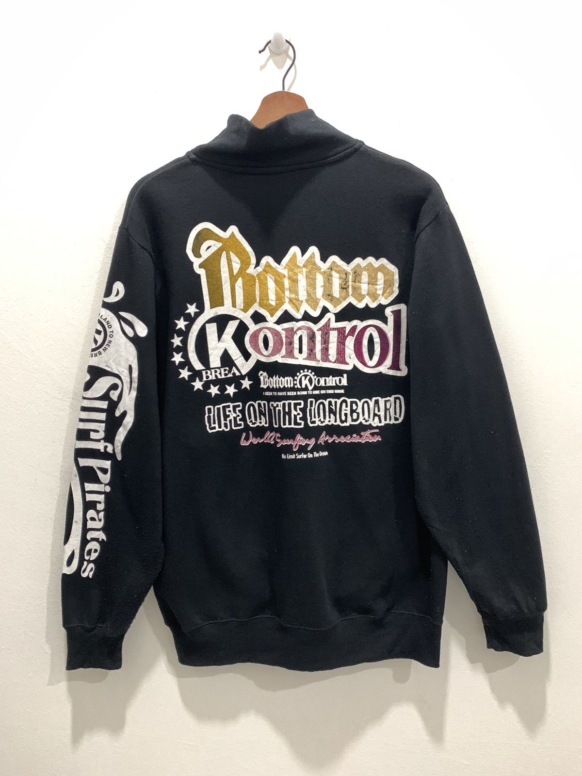 Haze × Japanese Brand Longboard Surf Zipper Big Logo Backfront Diamond Sweatshirt Size US L / EU 52-54 / 3 - 4 Thumbnail